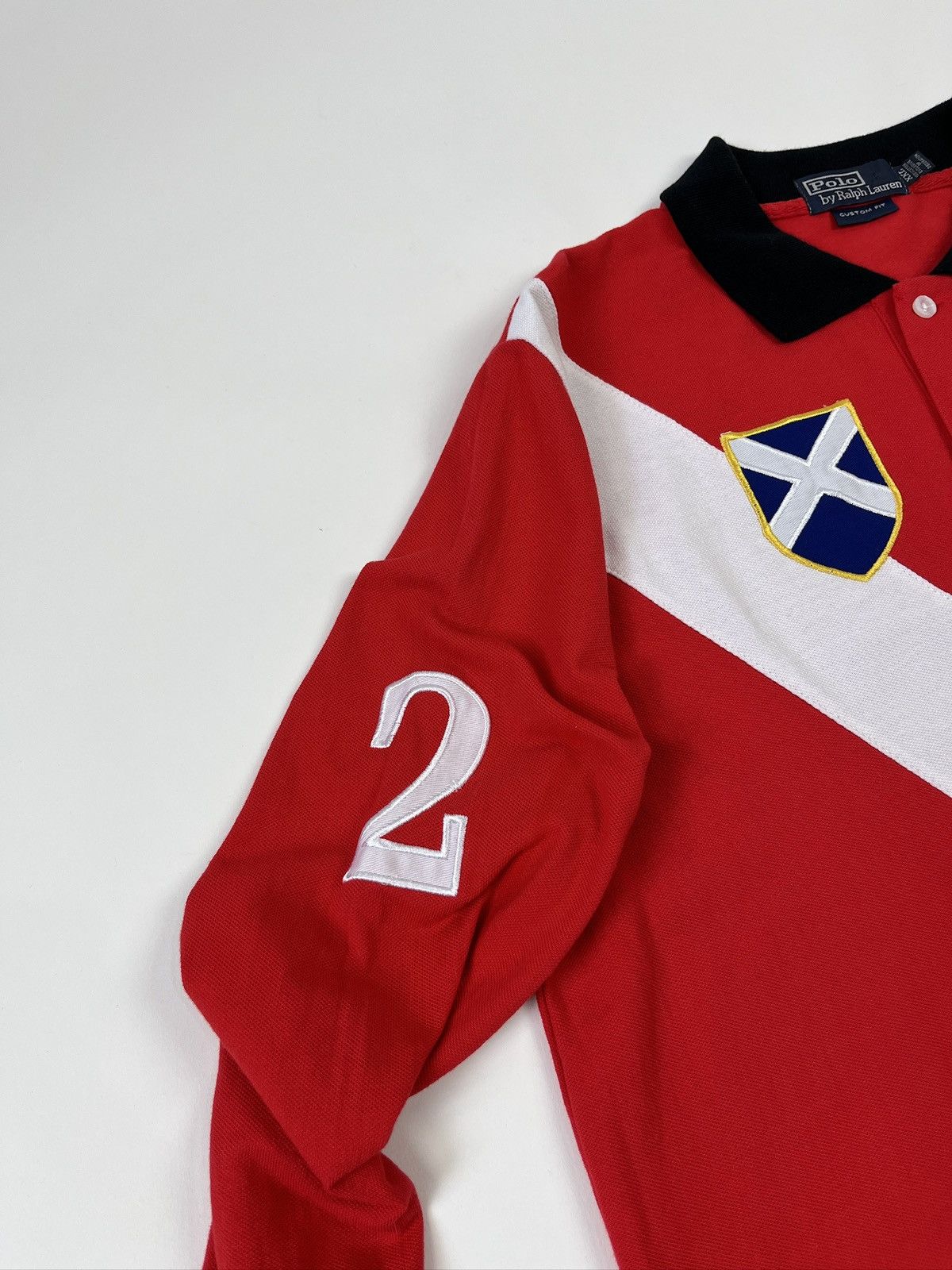 Polo Ralph Lauren Vintage🔥PRL Chief Keef Black Watch Polo Team Rugby Shirt Size US XL / EU 56 / 4 - 3 Thumbnail
