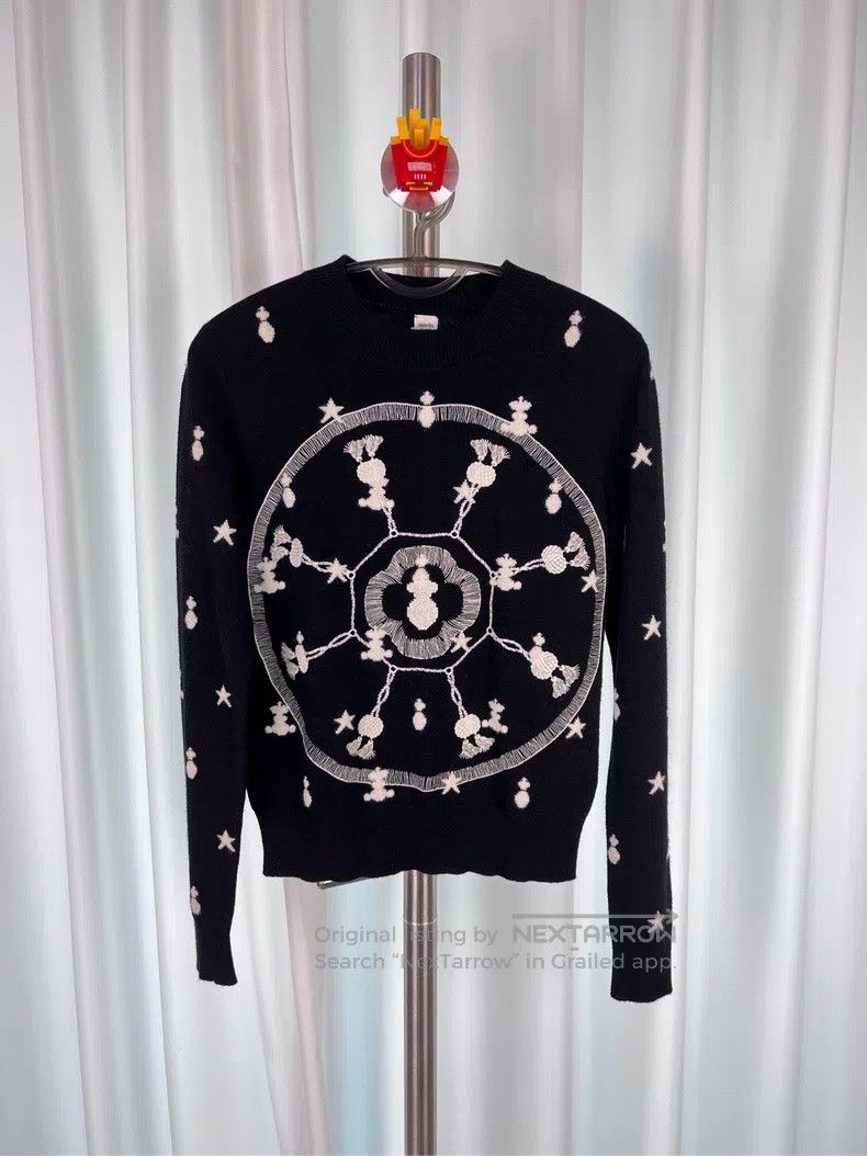 Hermes Hermes Snowman Series Black and White Geometric Pattern Sw Size XS / US 0-2 / IT 36-38 - 1 Thumbnail