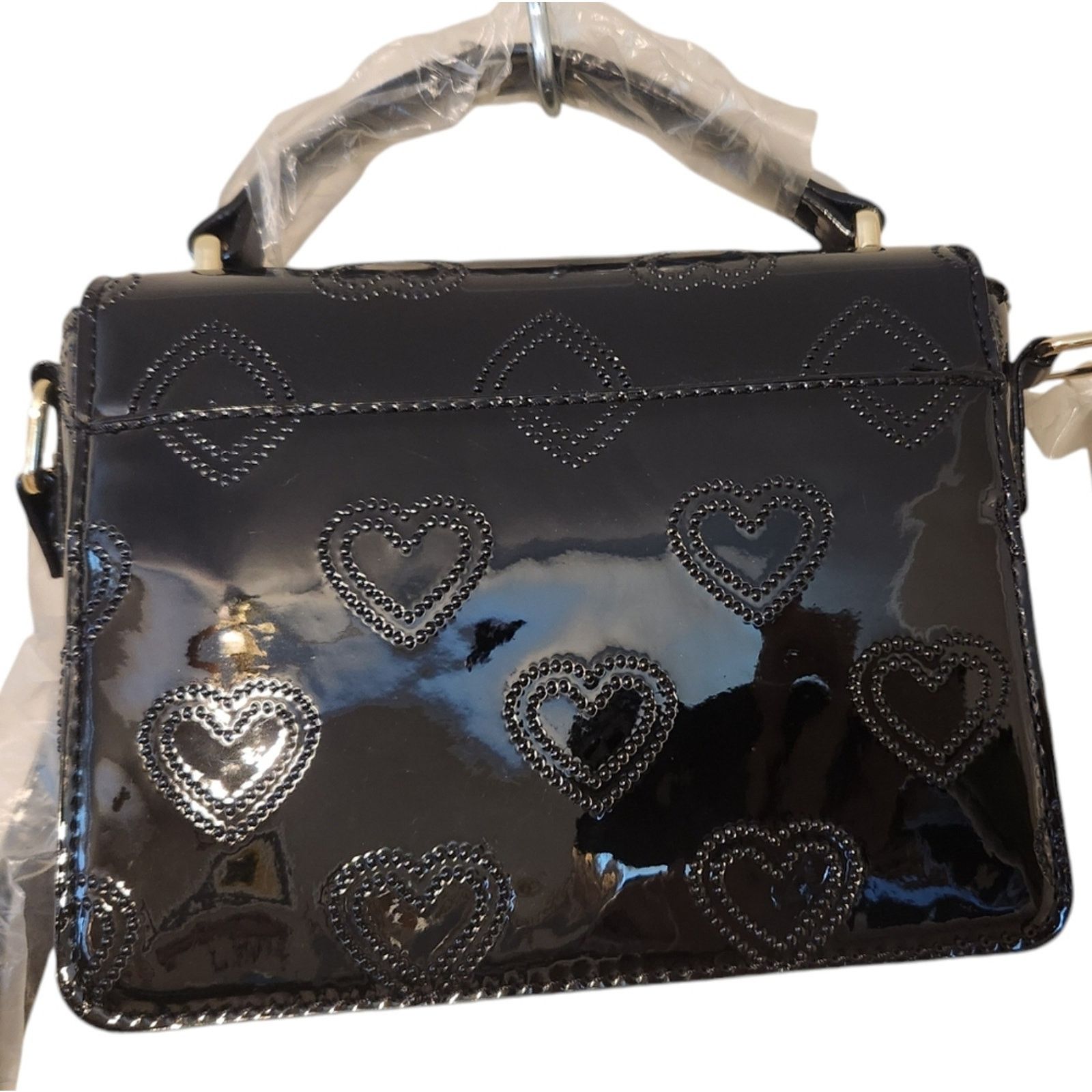 Betsey Johnson NWT Betsey Johnson Quilted Hearts Top Handle Crossbody Bag Size ONE SIZE - 3 Thumbnail