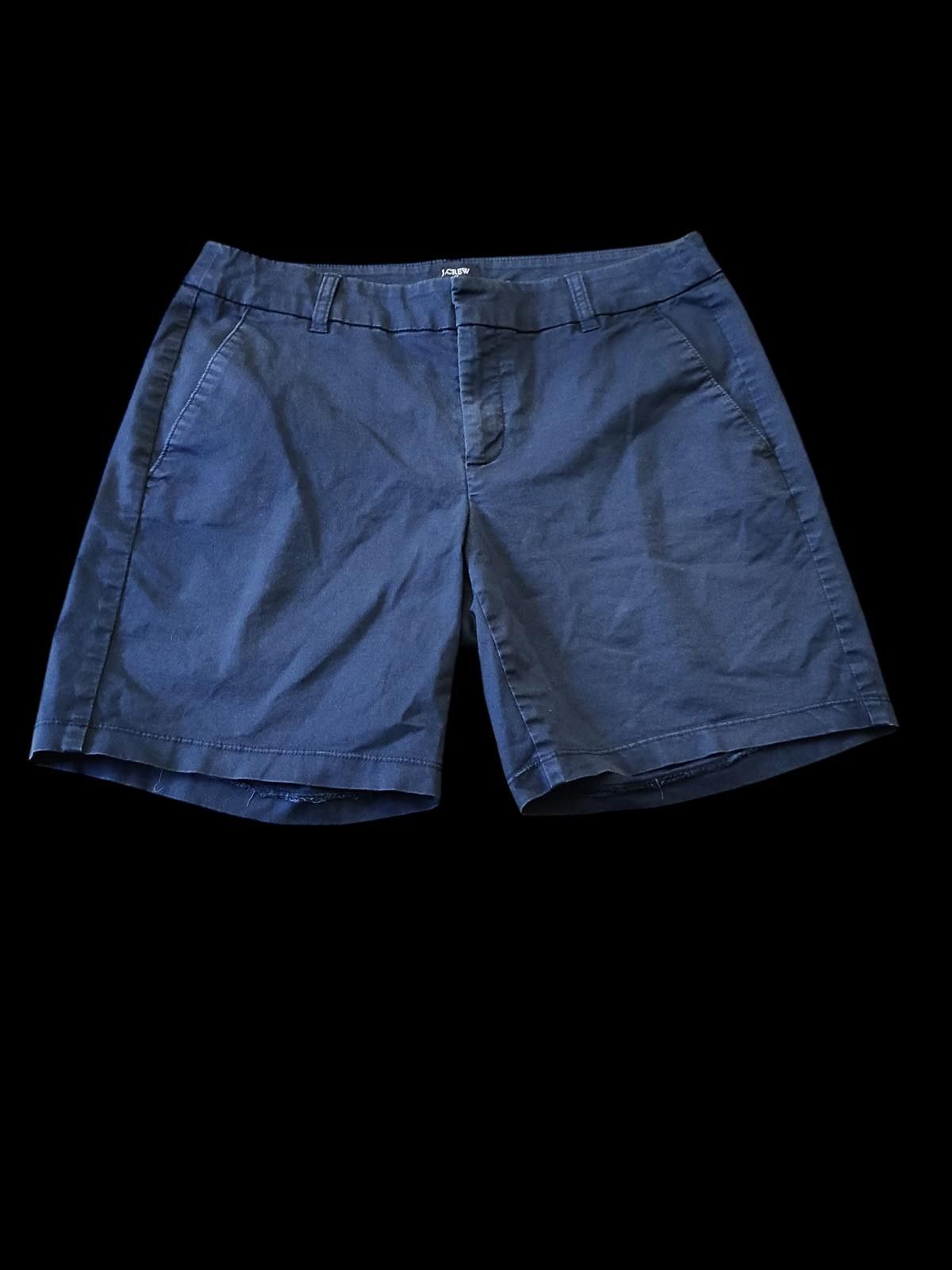 Designer J Crew Casual Navy Blue Shorts Size 28" / US 6 / IT 42 - 3 Thumbnail