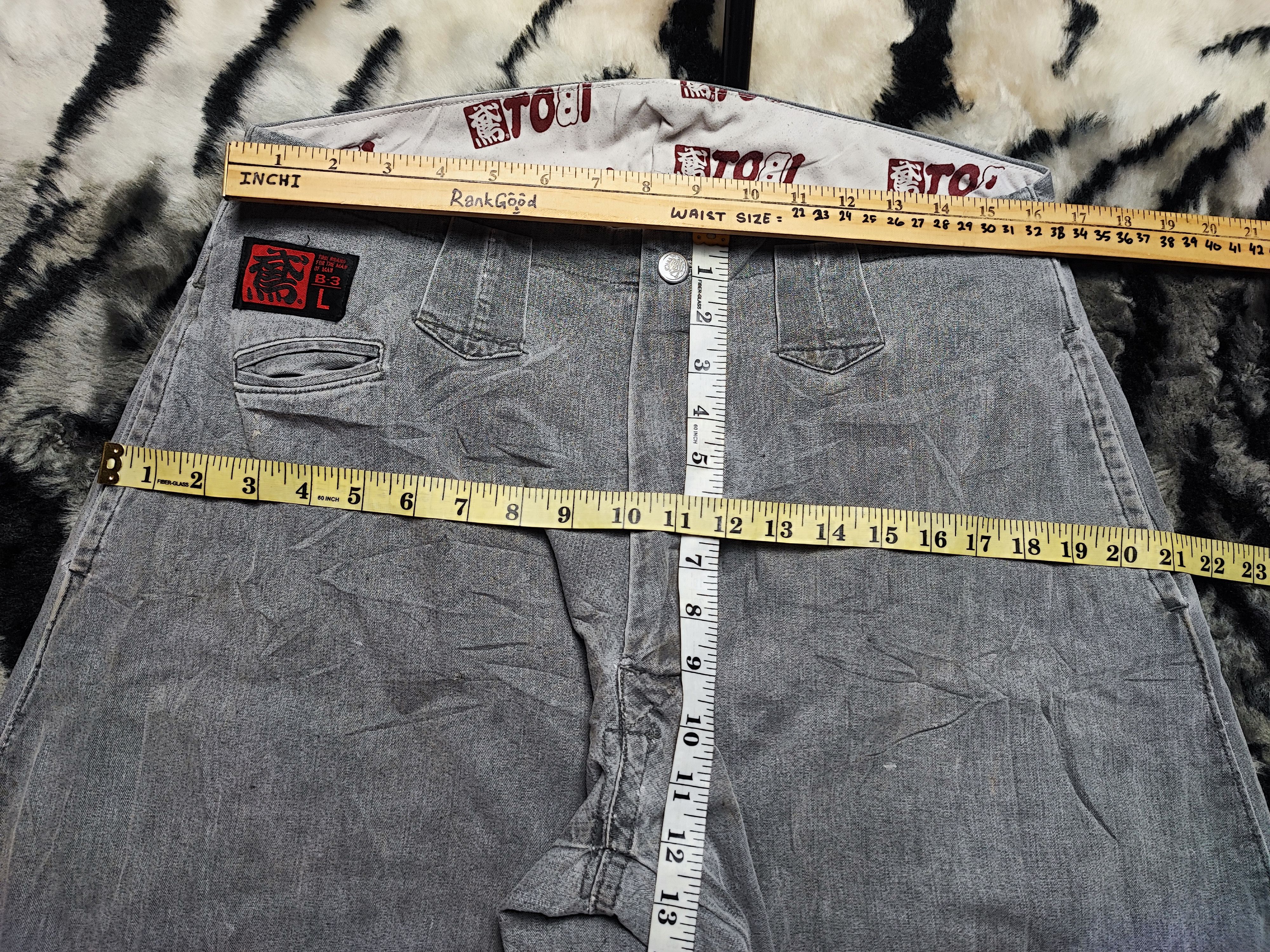 Japanese Brand SAN DAN TOBI TORAICHI DENIM JEANS PANTS JAPANESE WORKWEAR Size US 32 / EU 48 - 5 Thumbnail