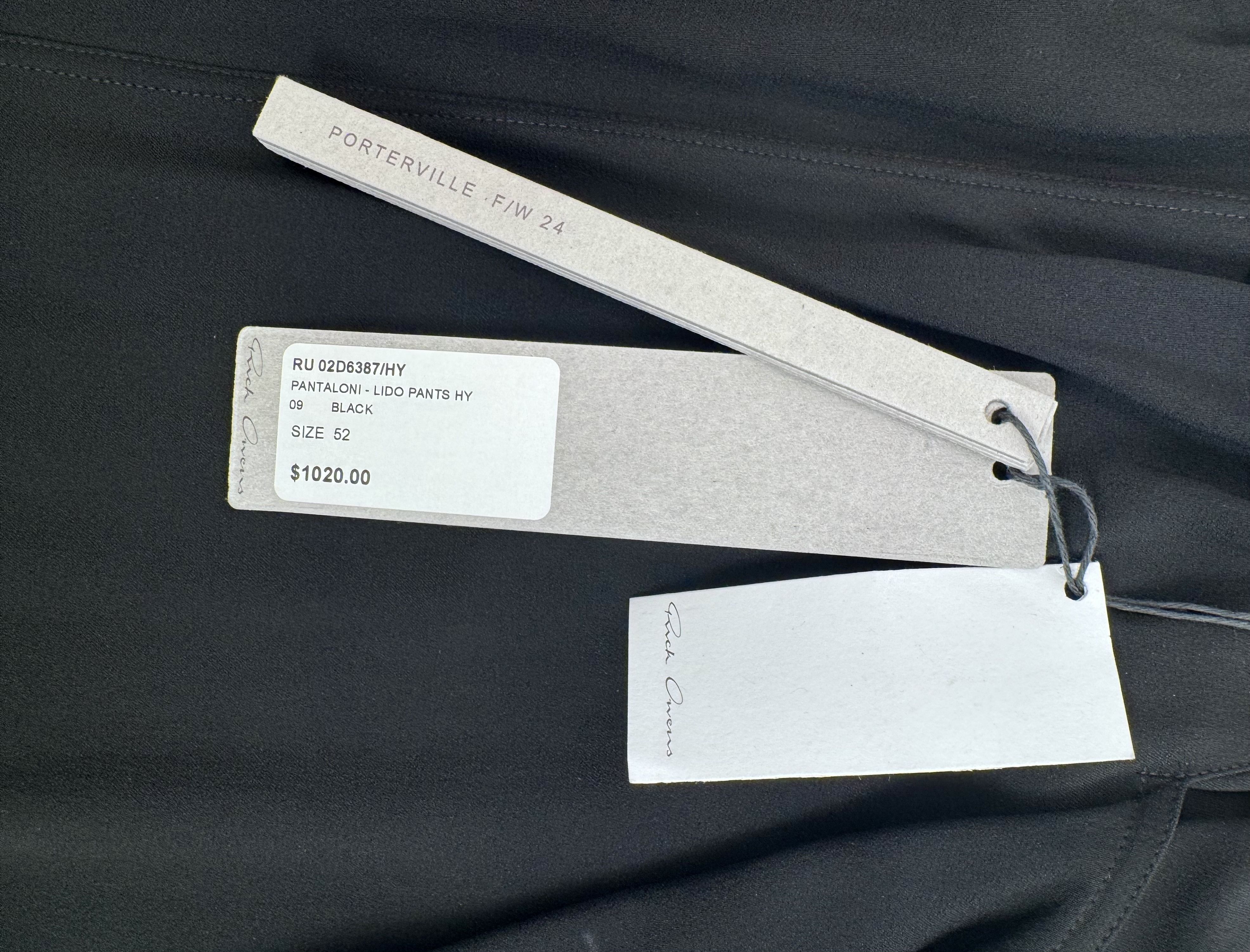 Rick Owens Rick Owens Lido Wide Leg Pants from Porterville collection. Size US 36 / EU 52 - 8 Thumbnail