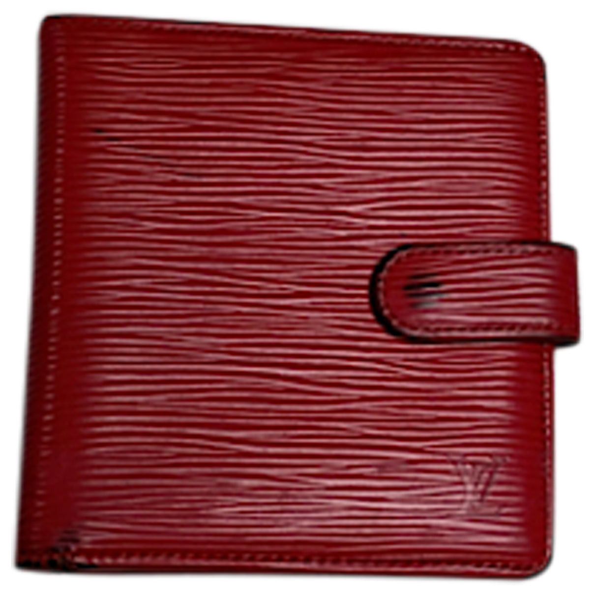 Louis Vuitton Red Leather Purse Size ONE SIZE - 1 Thumbnail