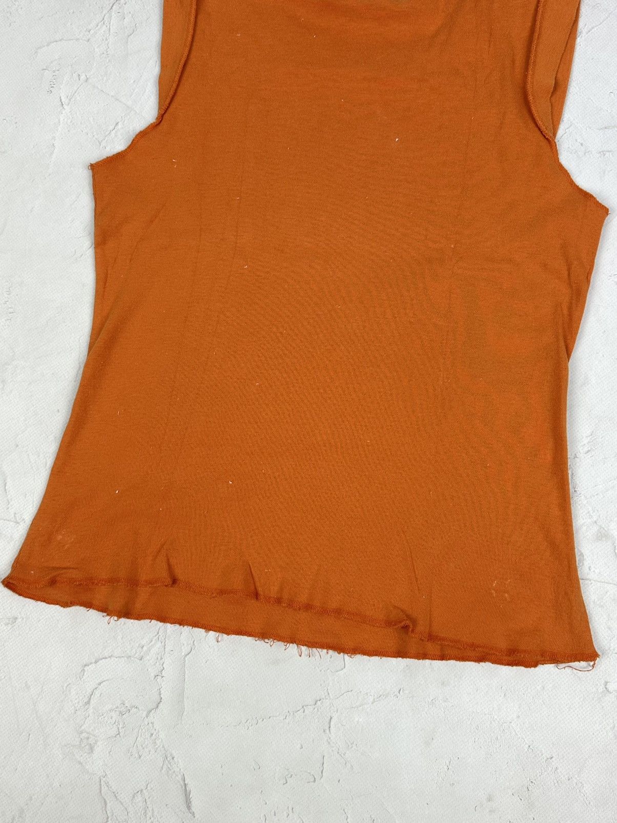 Other Vintage Printed Orange Top Size S / US 4 / IT 40 - 7 Thumbnail