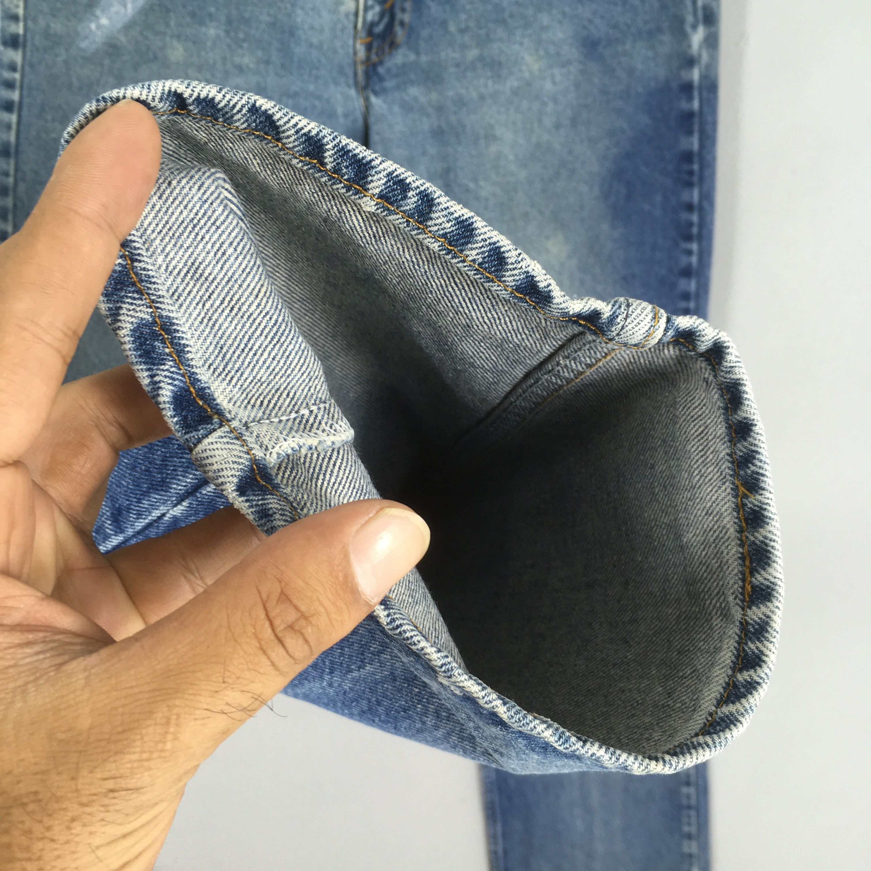 Levi's ize 30x31.5 Vintage Levi's Bootcut Flared Orange Tab Jeans Size US 30 / EU 46 - 4 Thumbnail