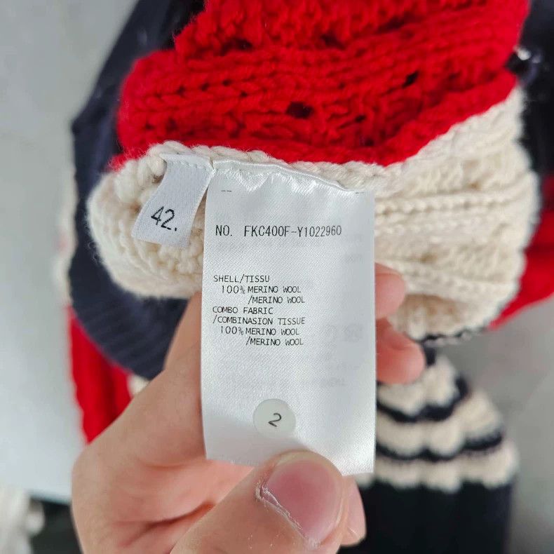 Thom Browne Thom Browne Patchwork cardigan Size US XXS / EU 40 - 4 Thumbnail