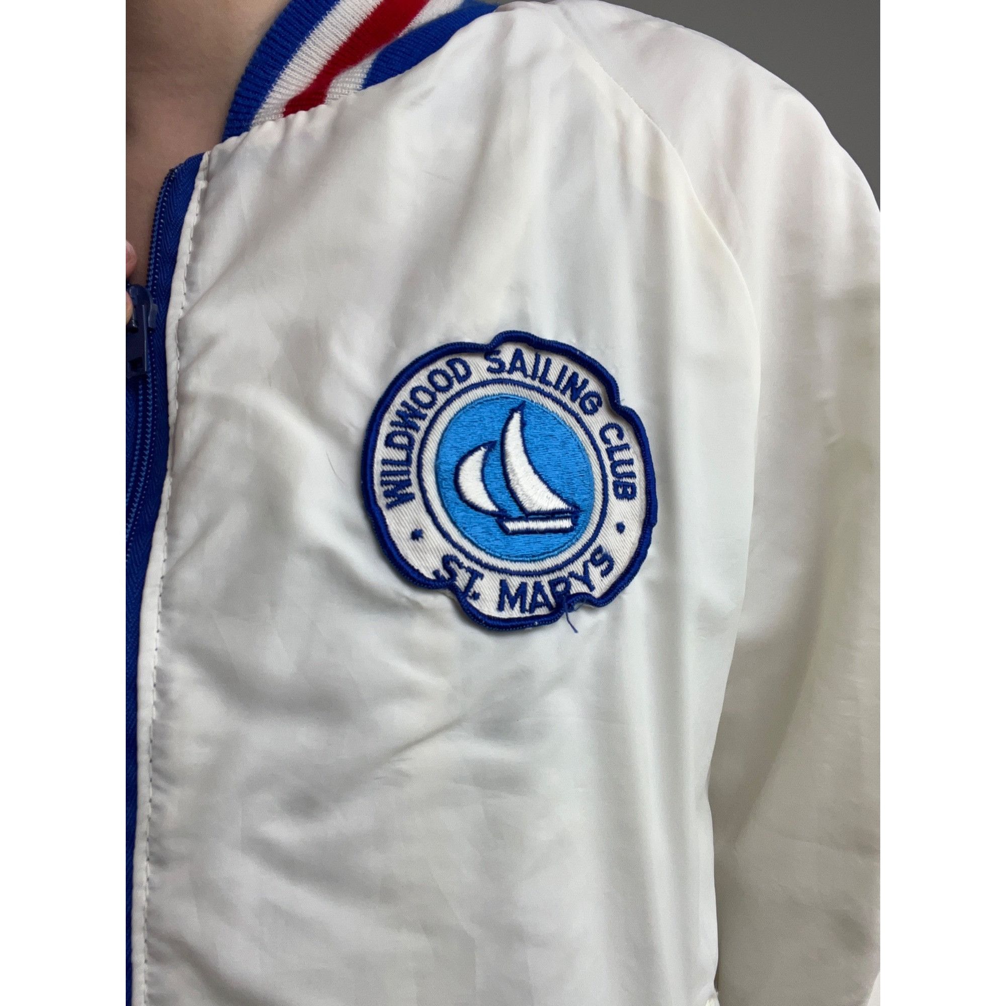 Vintage Vintage 80s Wildwood Sailing Club Bomber Jacket Size US S / EU 44-46 / 1 - 3 Thumbnail