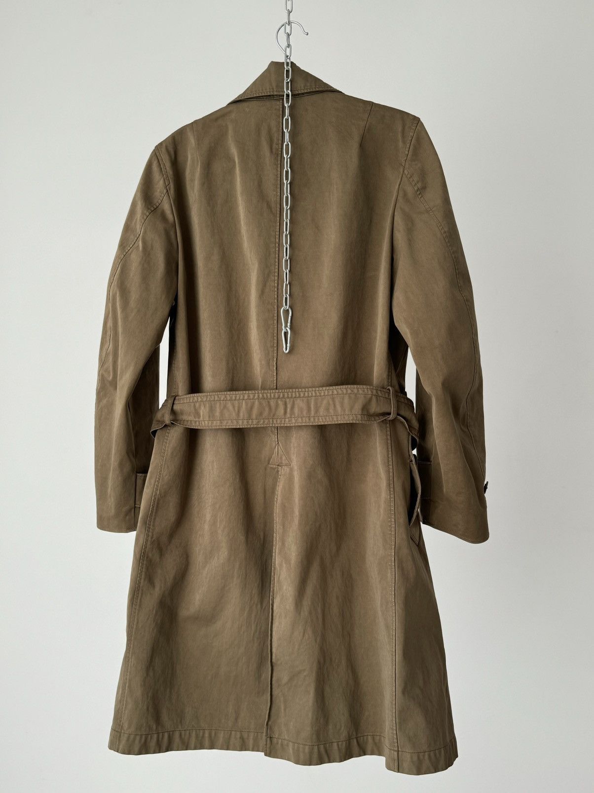 Japanese Brand × Ten C Ten C Double Breasted Belted Khaki Long Trench Coat Size US S / EU 44-46 / 1 - 11 Thumbnail