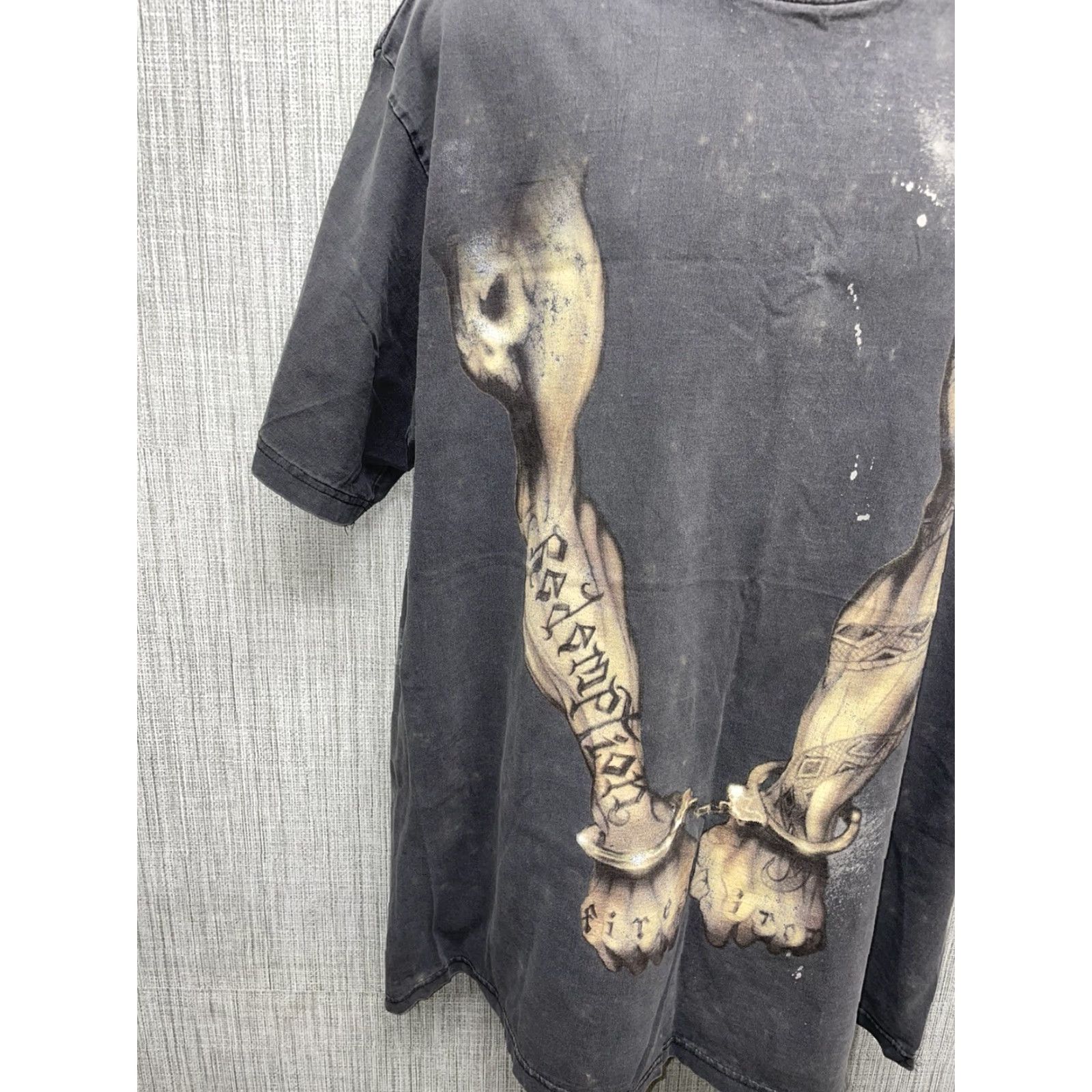 Vintage Phat Doc 100% Cotton Grey Graphic T-Shirt Mens 3XL Size US XXL / EU 58 / 5 - 5 Thumbnail