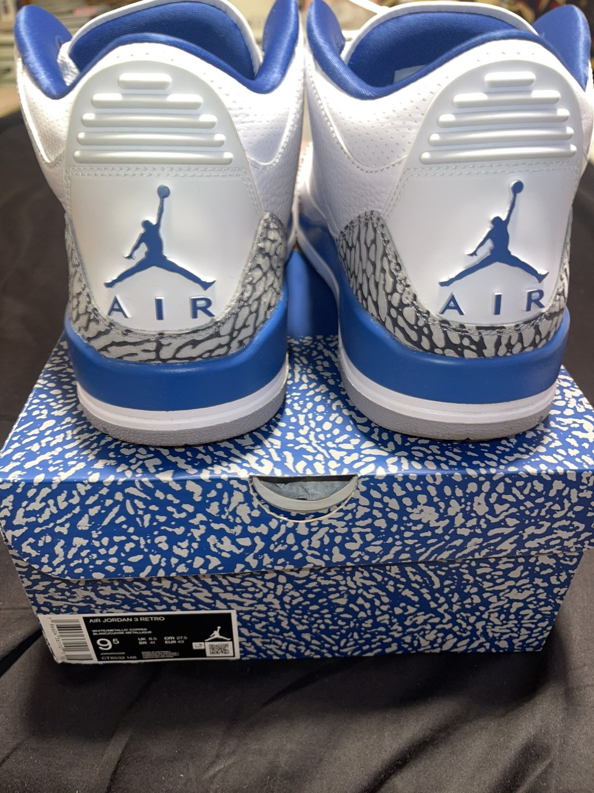 Jordan Brand × Nike Jordan 3 Retro ‘Wizards’ Size US 9.5 / EU 42-43 - 5 Thumbnail