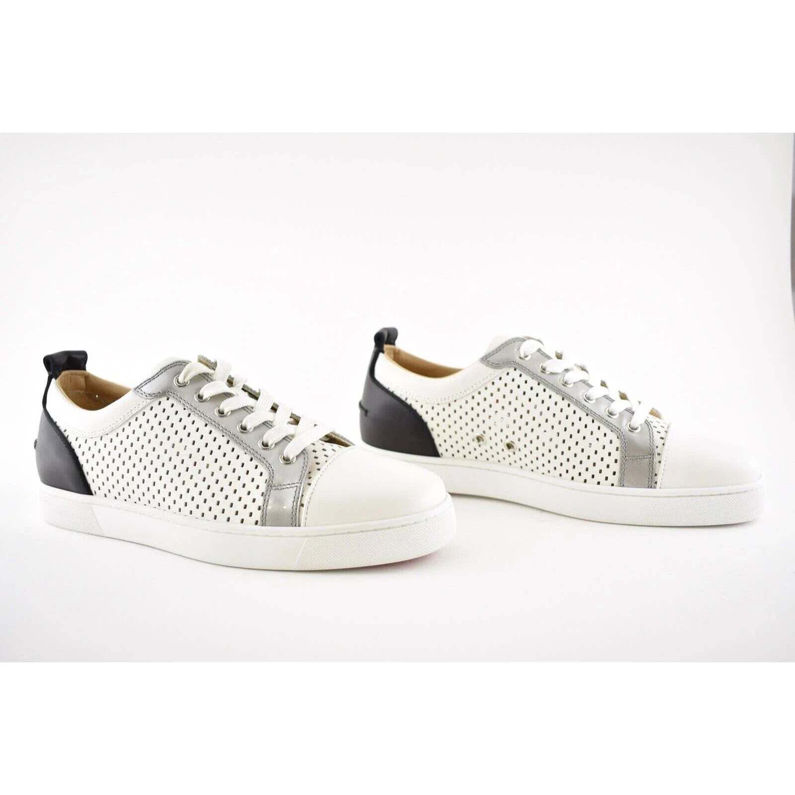 Christian Louboutin Christian Louboutin AC Louis Junior Flat Mens White Black Size US 7 / EU 40 - 4 Thumbnail