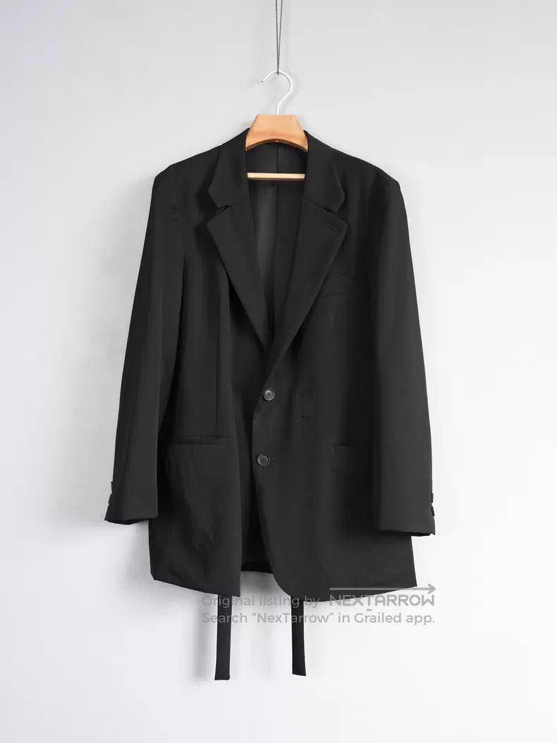 Yohji Yamamoto Yohji Yamamoto 19AW Mafia-style tie-up jacket| Size US L / EU 52-54 / 3 - 2 Thumbnail