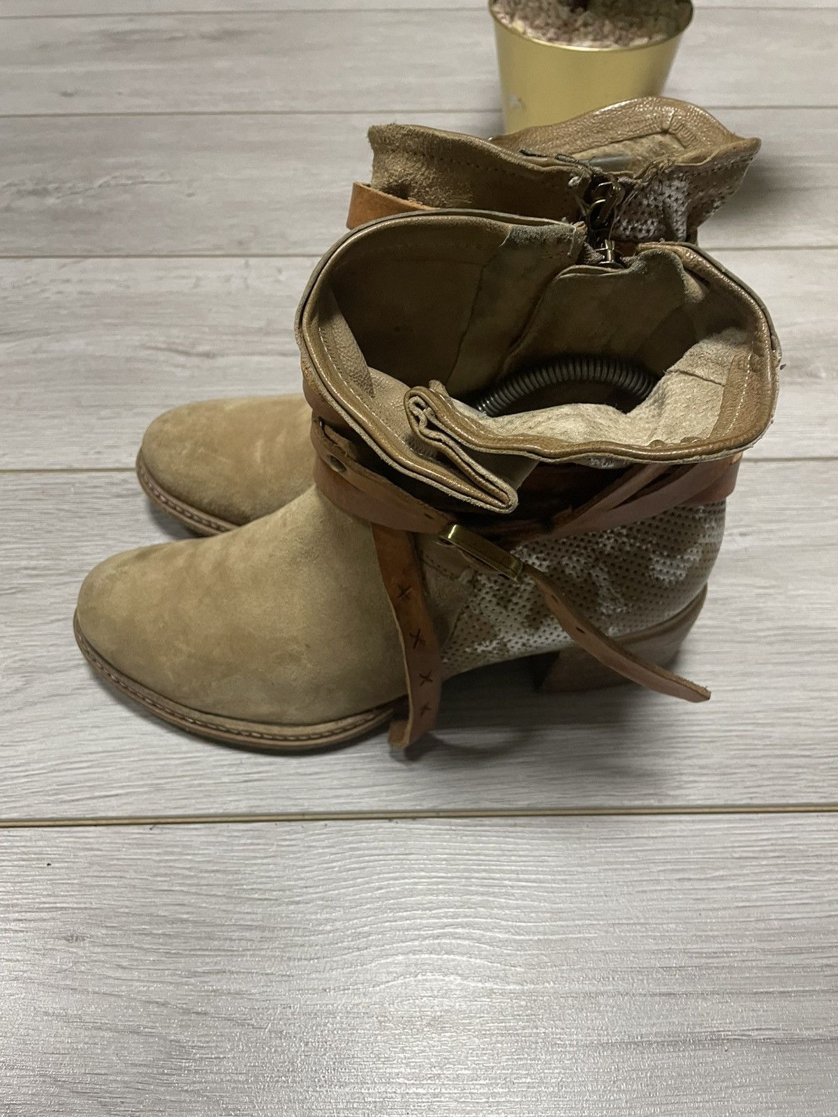 A.S.98 AS98 Airstep leather suedeengineered boots zip belts python Size US 10 / IT 40 - 5 Thumbnail