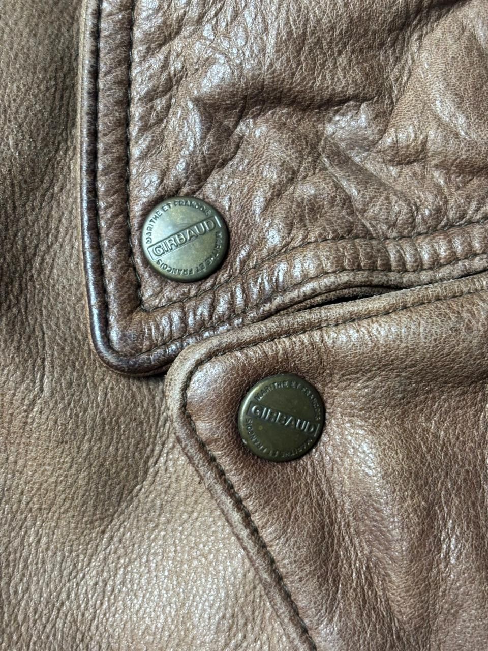 Marithe + Francois Girbaud 1990s Marithe Francois Girbaud Ramones Leather Jacket Size US L / EU 52-54 / 3 - 9 Thumbnail