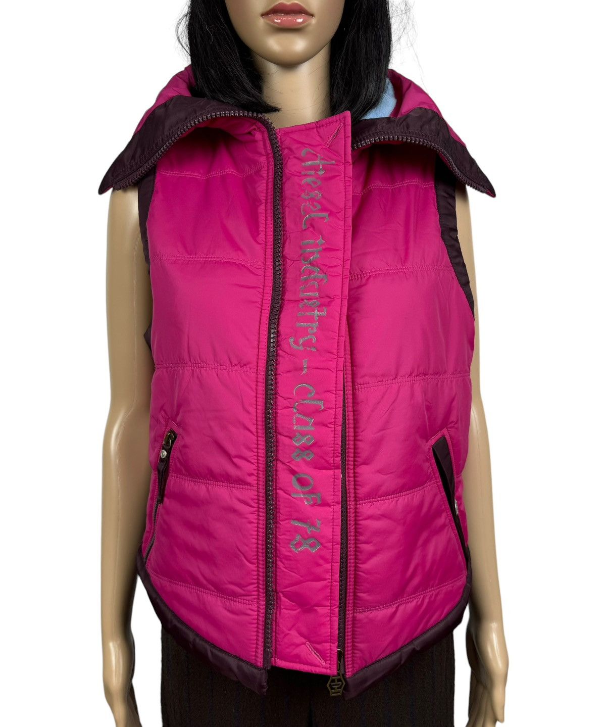 Diesel × Vintage Diesel Vintage Y2K Nylon Gilet Vest size L Size L / US 10 / IT 46 - 16 Thumbnail