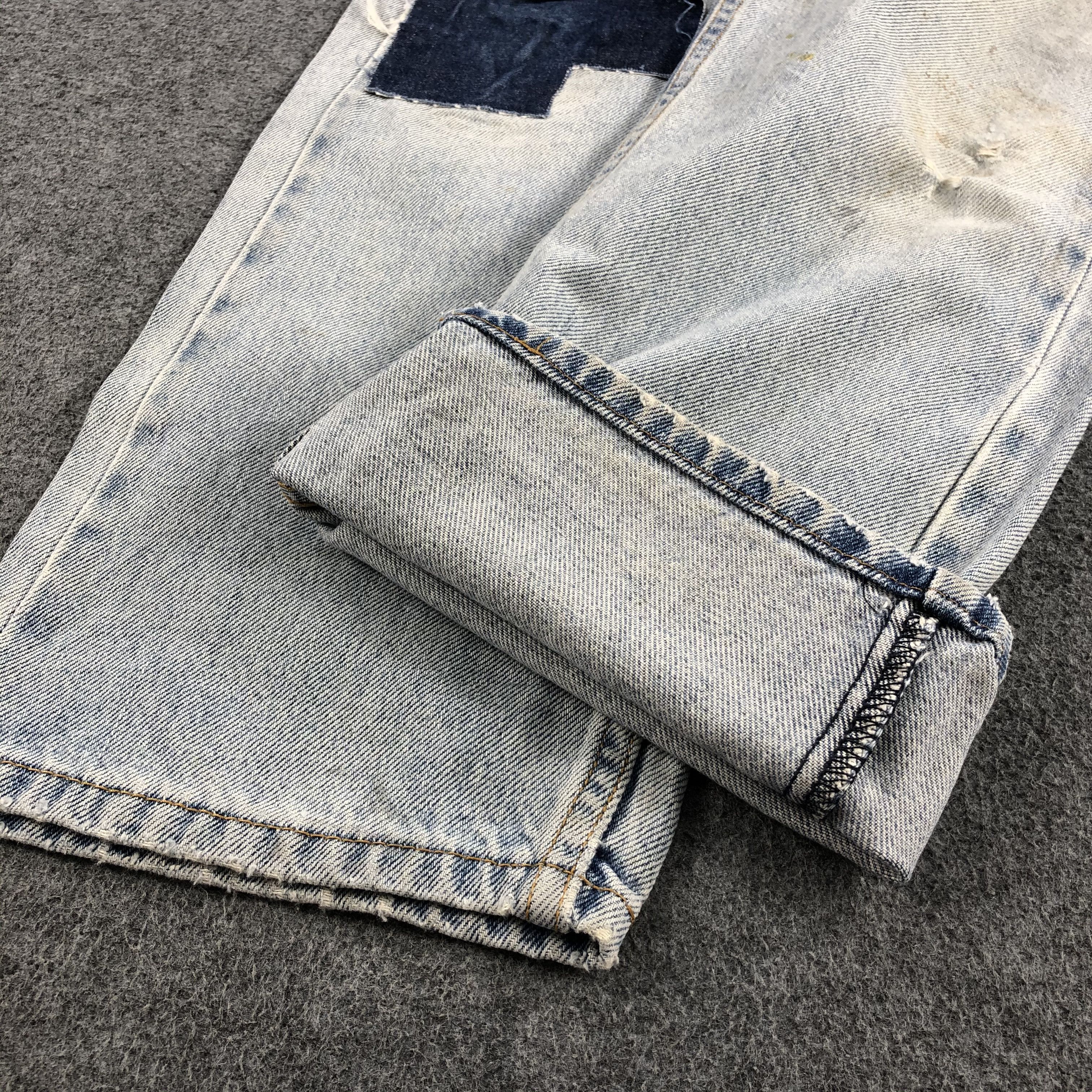 Levi's Vintage Light Wash Levis 501 Jeans-J1657 Size US 34 / EU 50 - 7 Thumbnail
