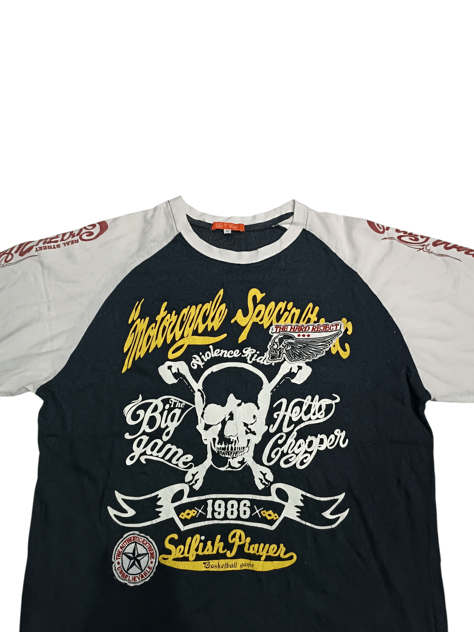 Japanese Brand × Vintage Japanese Brand Art Skull Short Sleeve T-shirt Size US L / EU 52-54 / 3 - 3 Thumbnail