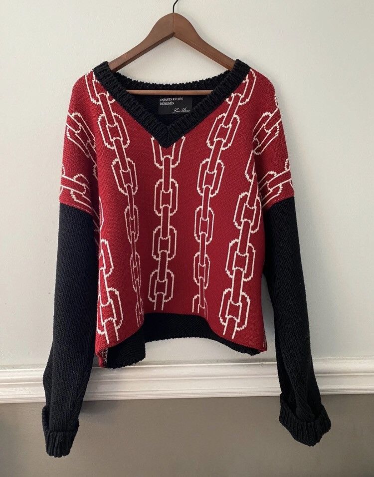 Enfants Riches Deprimes 17SS Runway Loro Piana Chain Sweater