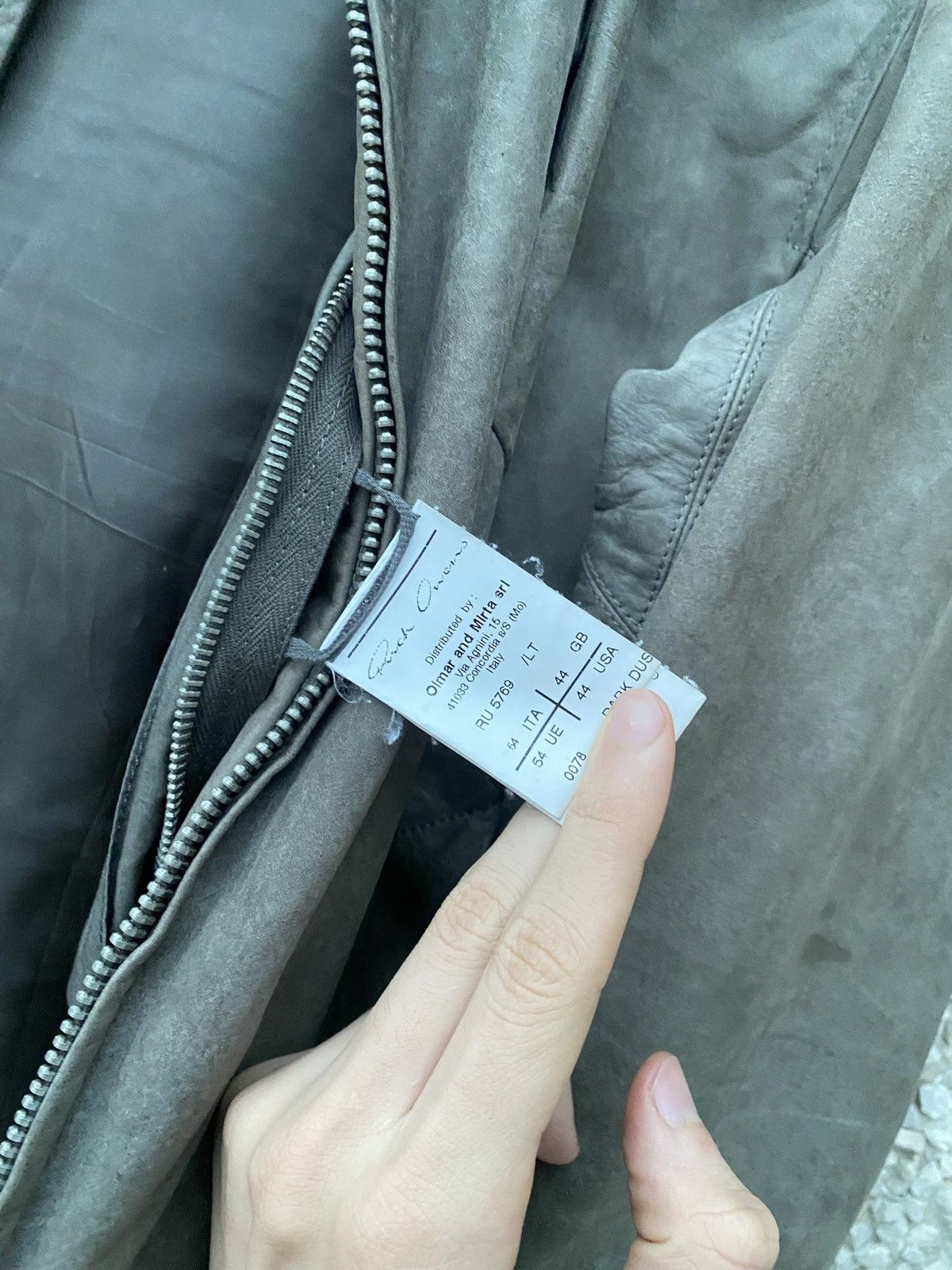 Rick Owens S/S 13 “ISLAND” Cow Leather Panelled Biker Jacket Rick Owens Size US L / EU 52-54 / 3 - 10 Thumbnail