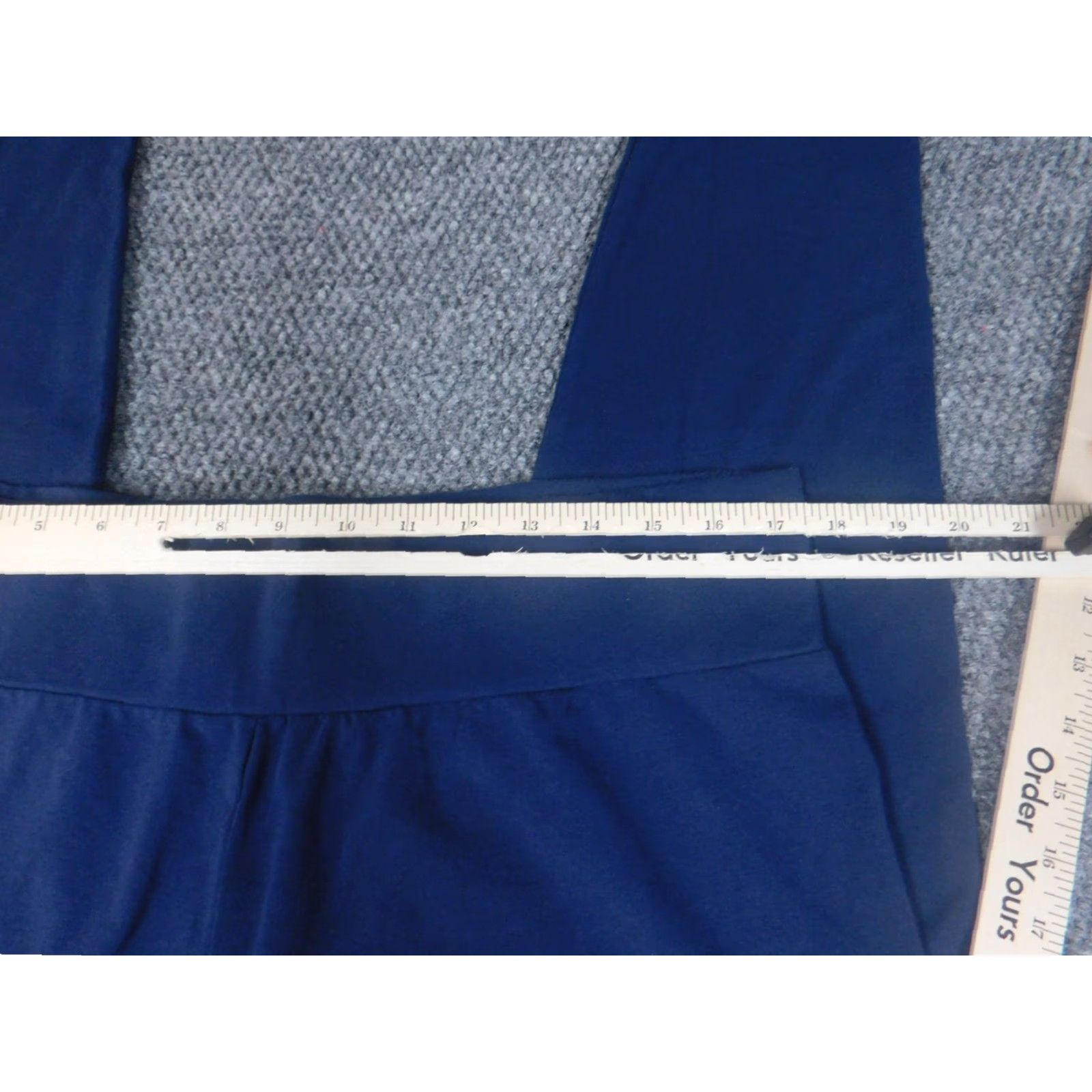 Vintage LOGO by Lori Goldstein Legging Leggings Petites Womens blue stretch 34 in PL Blue Ankle Inseam 26 in Stretch Logo Womens Size 24" / US 00 / IT 34 - 2 Thumbnail
