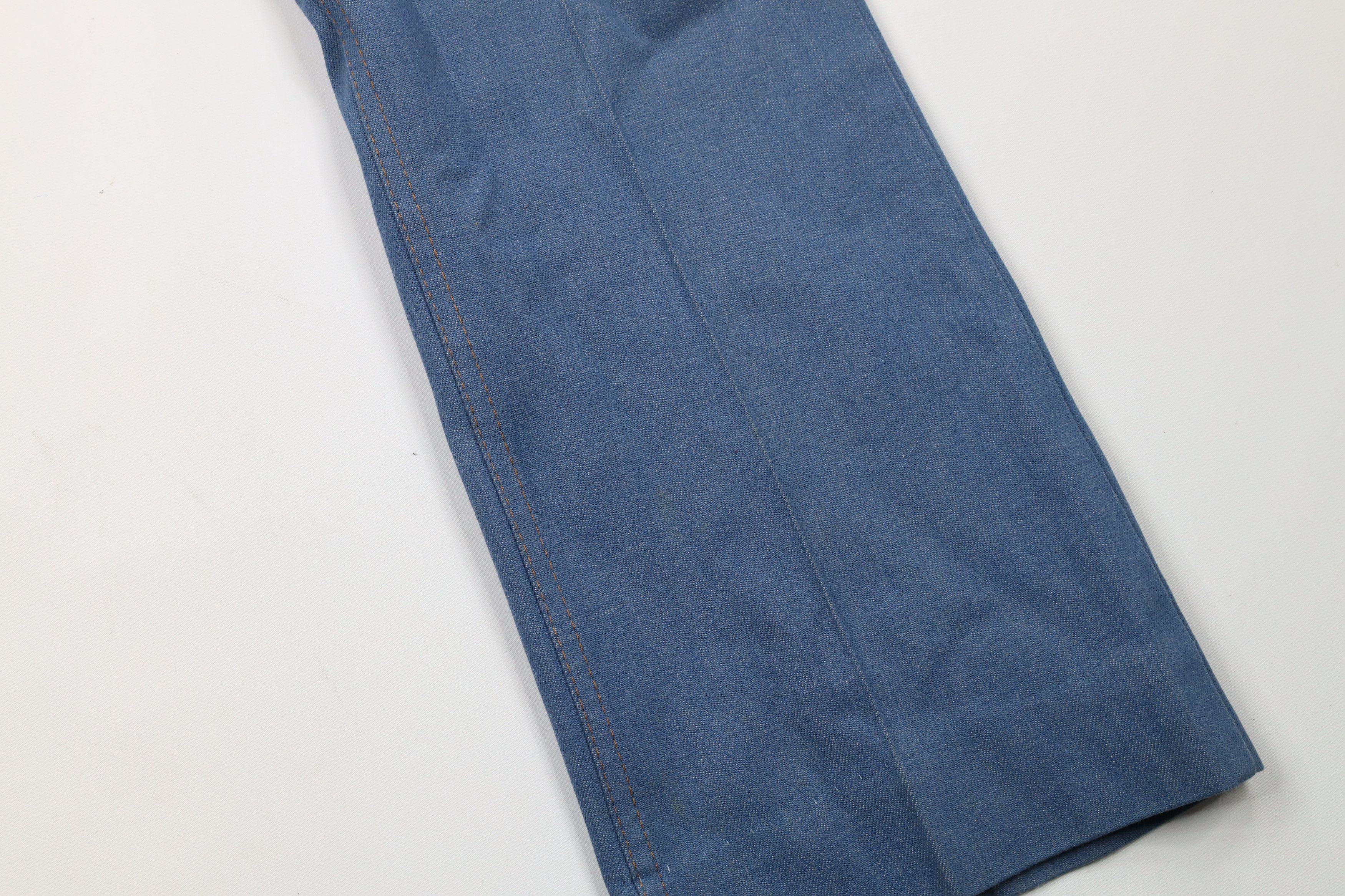 Vintage Vintage 70s Wrangler Wide Leg Bell Bottoms Denim Jeans USA Size US 34 / EU 50 - 5 Thumbnail