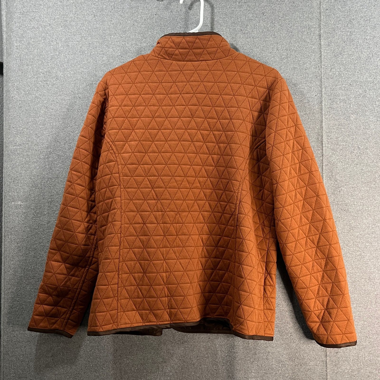 Other Susan Graver Weekend Quilted Knit Snap Front Mock Size M / US 6-8 / IT 42-44 - 2 Thumbnail