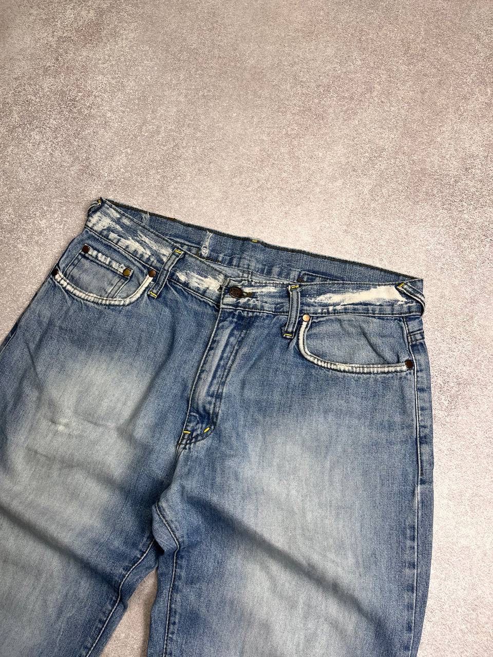 Japanese Brand Vintage Evisu Baggy Shorts Jorts Japanese Denim 34 Y2K Size US 34 / EU 50 - 5 Thumbnail