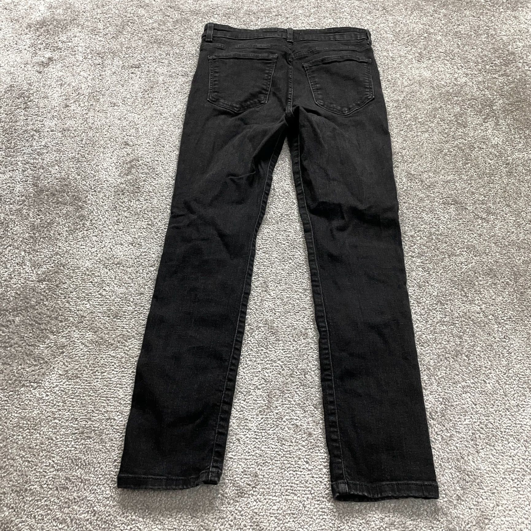 Zara VINTAGE Zara Women's Skinny Jeans 8 Black High Rise Stretch Denim Casual 30x28 Modeling City Size 30" / US 8 / IT 44 - 2 Thumbnail