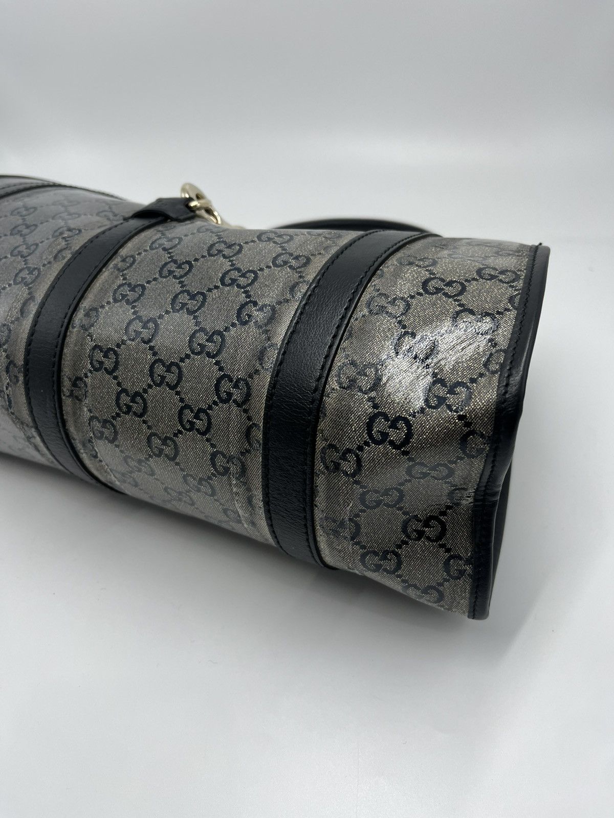 Gucci GUCCI Crystal Monogram Medium Joy Shoulder Bag Black Size ONE SIZE - 10 Thumbnail