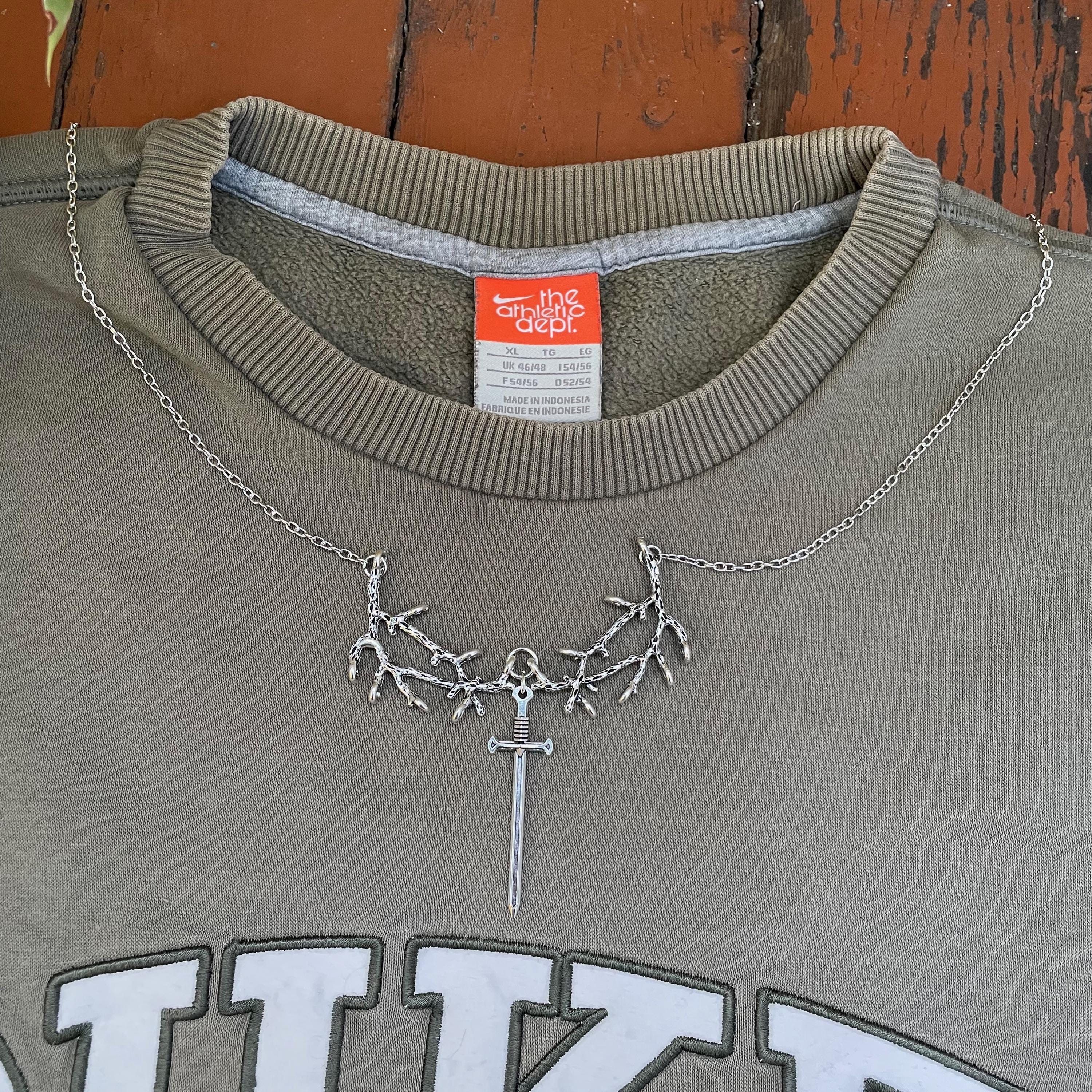 Other Necklace Punk Hip Hop Necklace Medieval Jewelry Size ONE SIZE - 1 Thumbnail