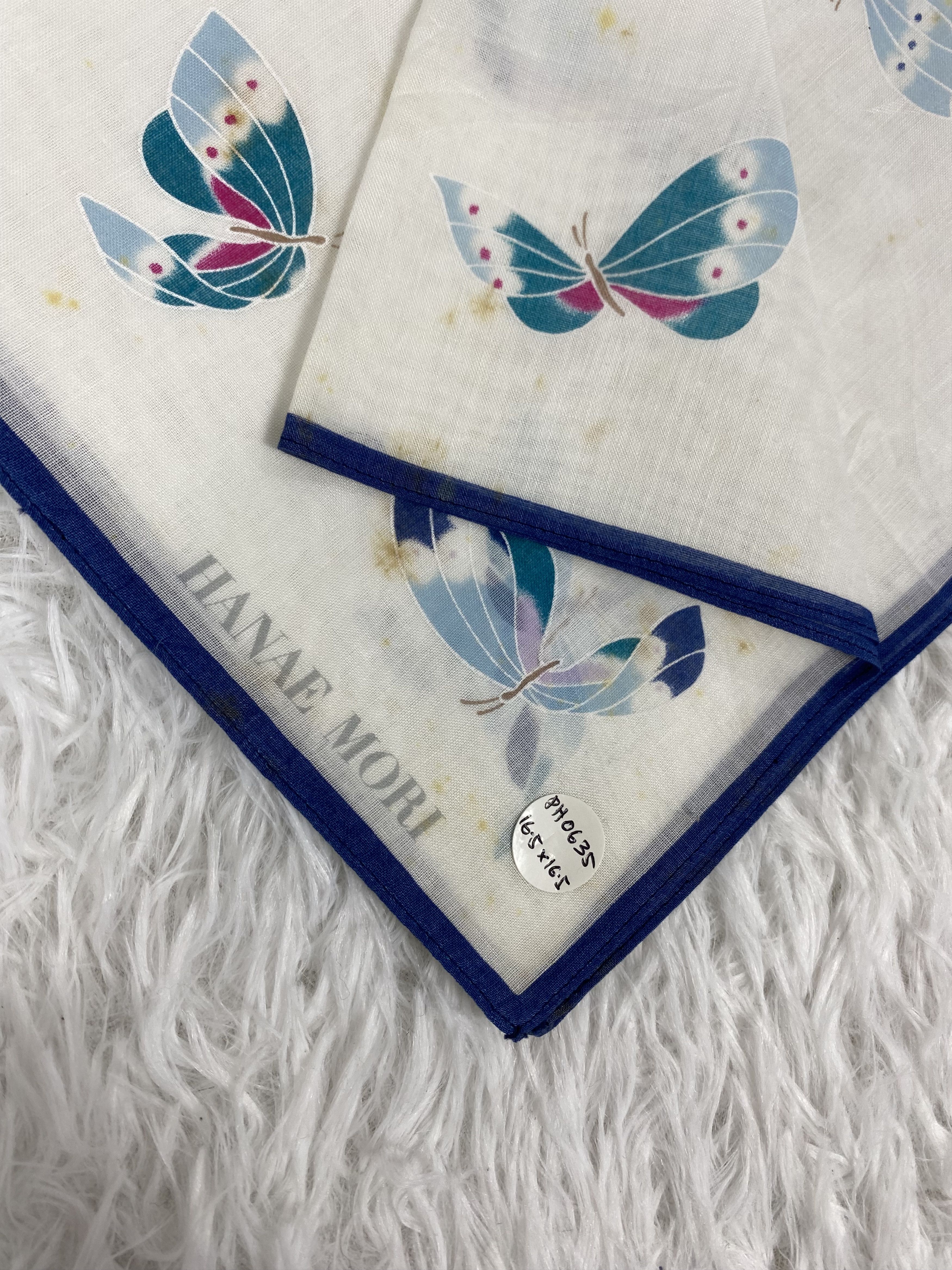Hanae Mori × Vintage Vintage Hanae Mori Handkerchief Neckerchief PH0635 Size ONE SIZE - 2 Thumbnail