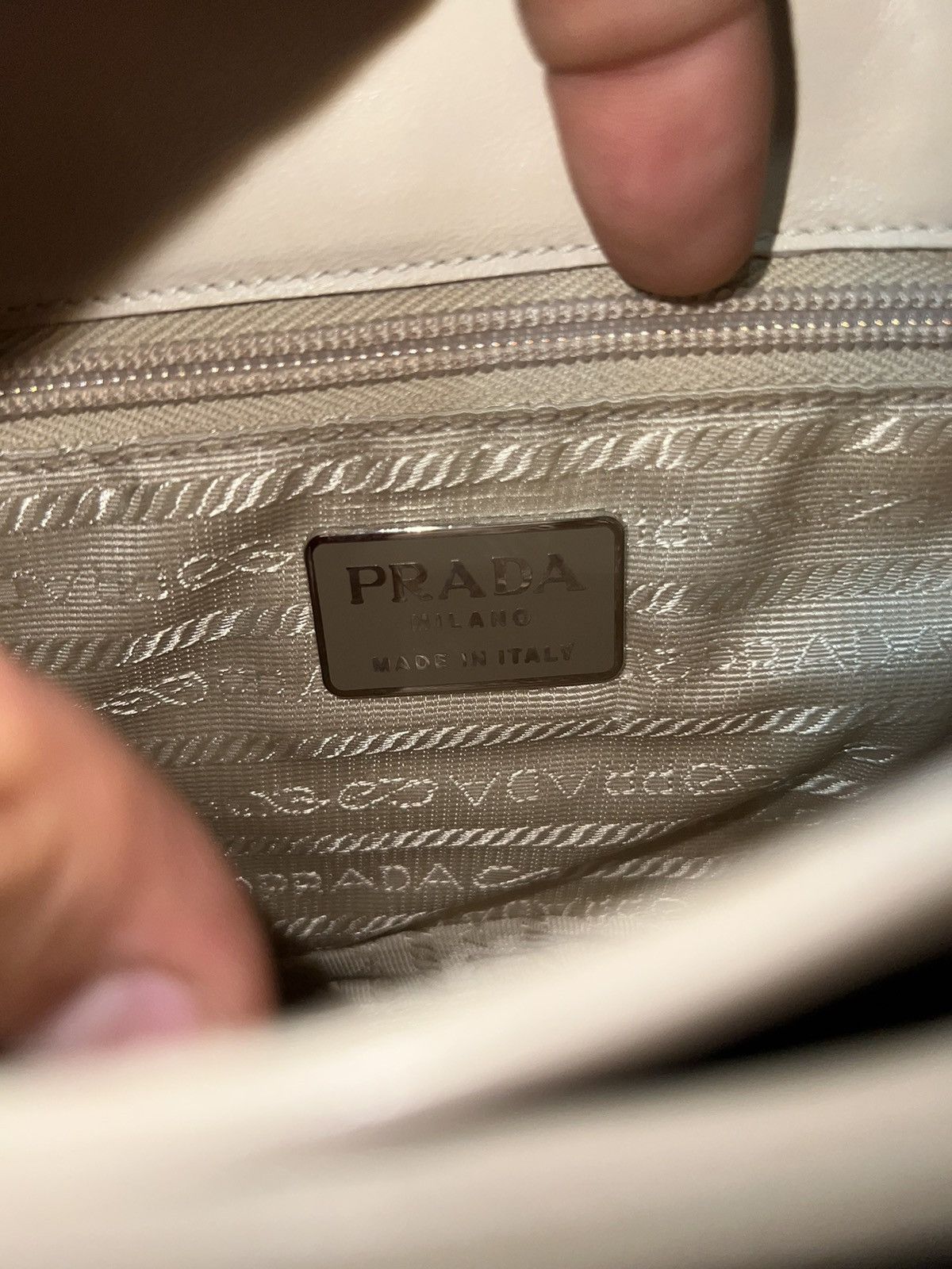 Prada Vintage Prada Nylon Leather Shoulder Bag Size ONE SIZE - 11 Thumbnail