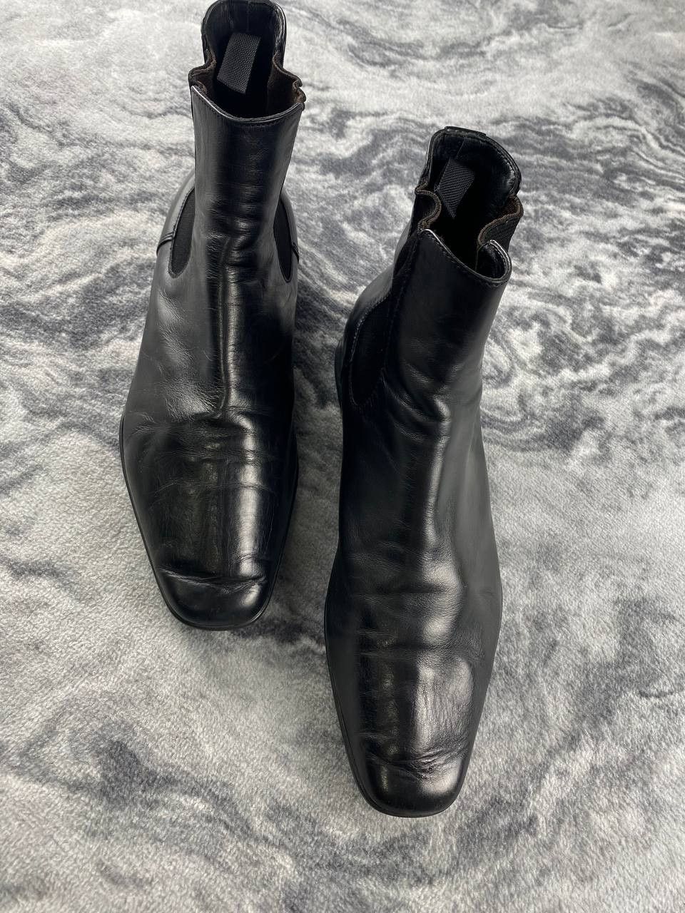 Prada Prada Sport Leather Chelsea Boots Men Size 6.5 Black Size US 7.5 / EU 40-41 - 11 Thumbnail