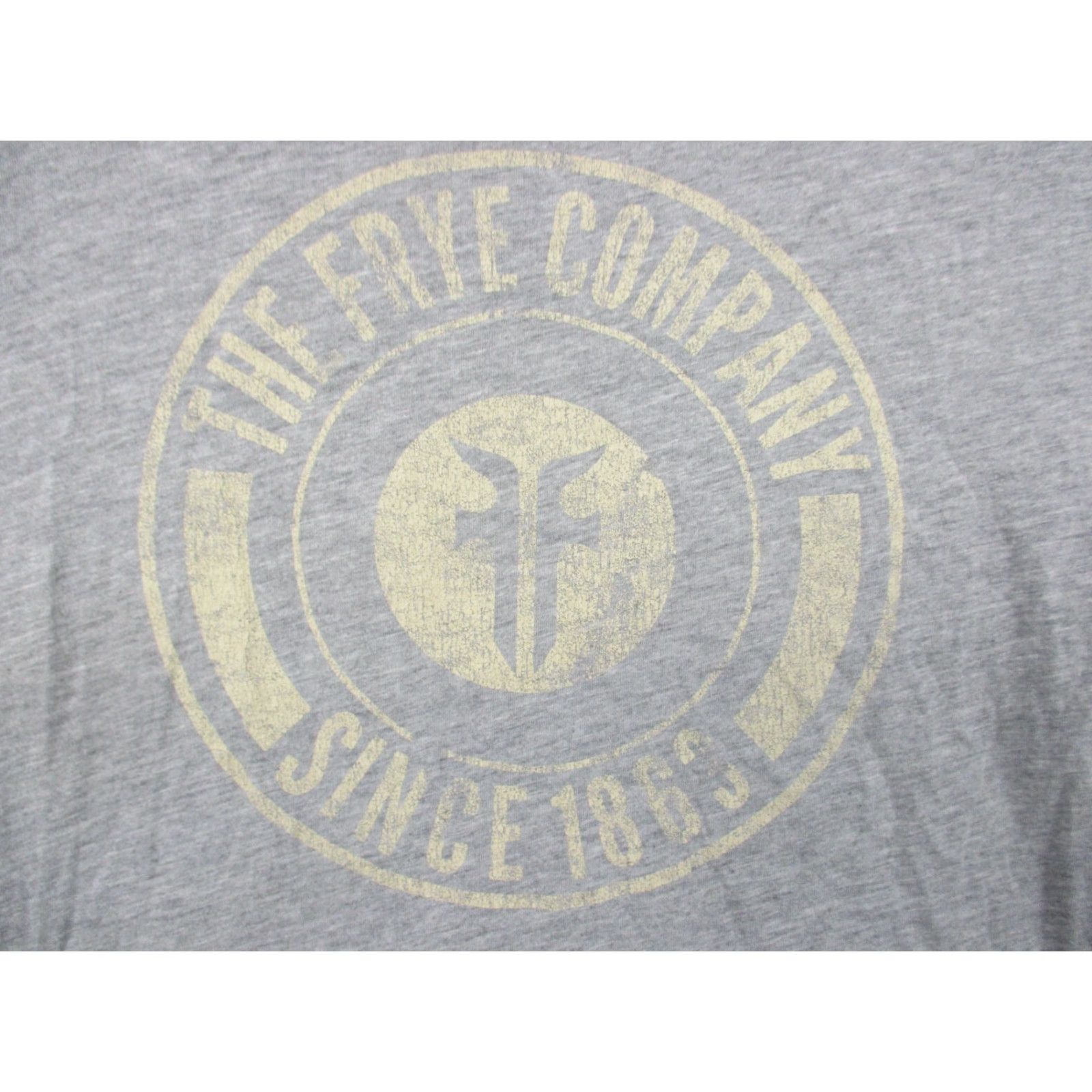 Frye VINTAGE Frye The Frye Company Shirt XL Gray Logo Men’s Graphic T-Shirt EUC Size US XL / EU 56 / 4 - 2 Thumbnail