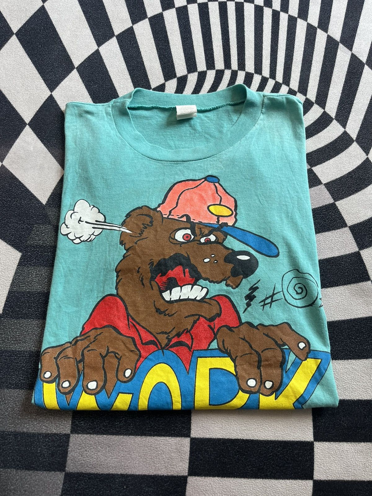 Vintage Vintage Bear Work is a four letter word 80’s SSI 60/40 cott Size US L / EU 52-54 / 3 - 1 Thumbnail