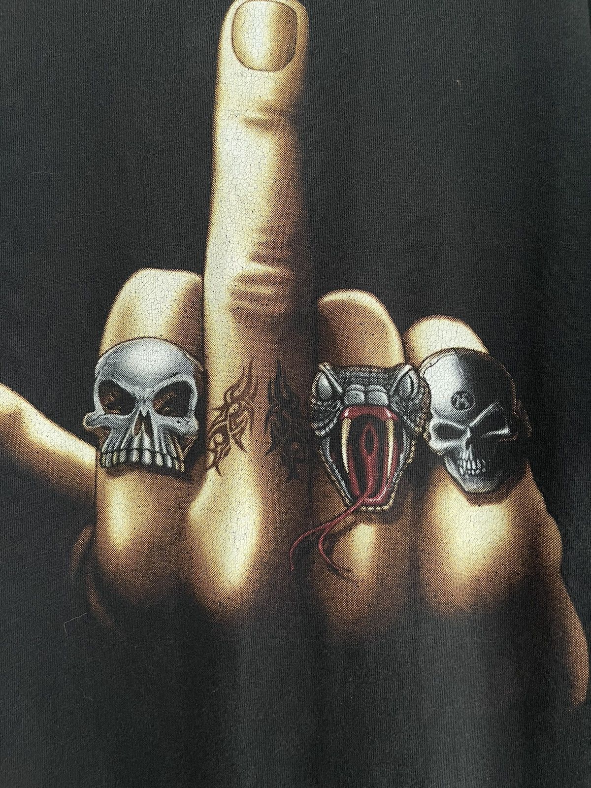 Band Tees Vintage Machine Head Heavy Metal Middle Finger Size US M / EU 48-50 / 2 - 4 Thumbnail