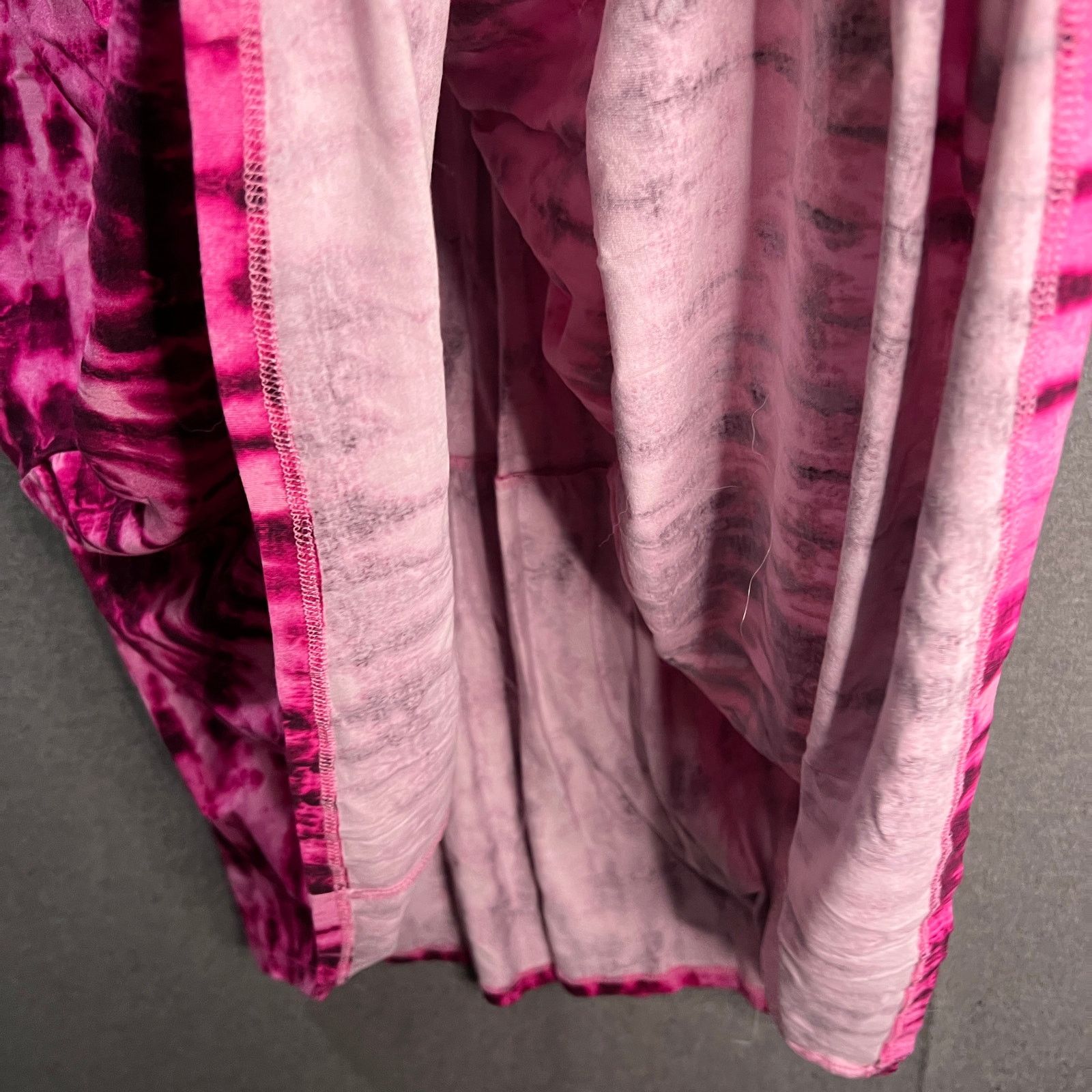 Other Denim & Co. By the Beach Jersey tered Maxi Skirt Berry Size 35" - 8 Thumbnail