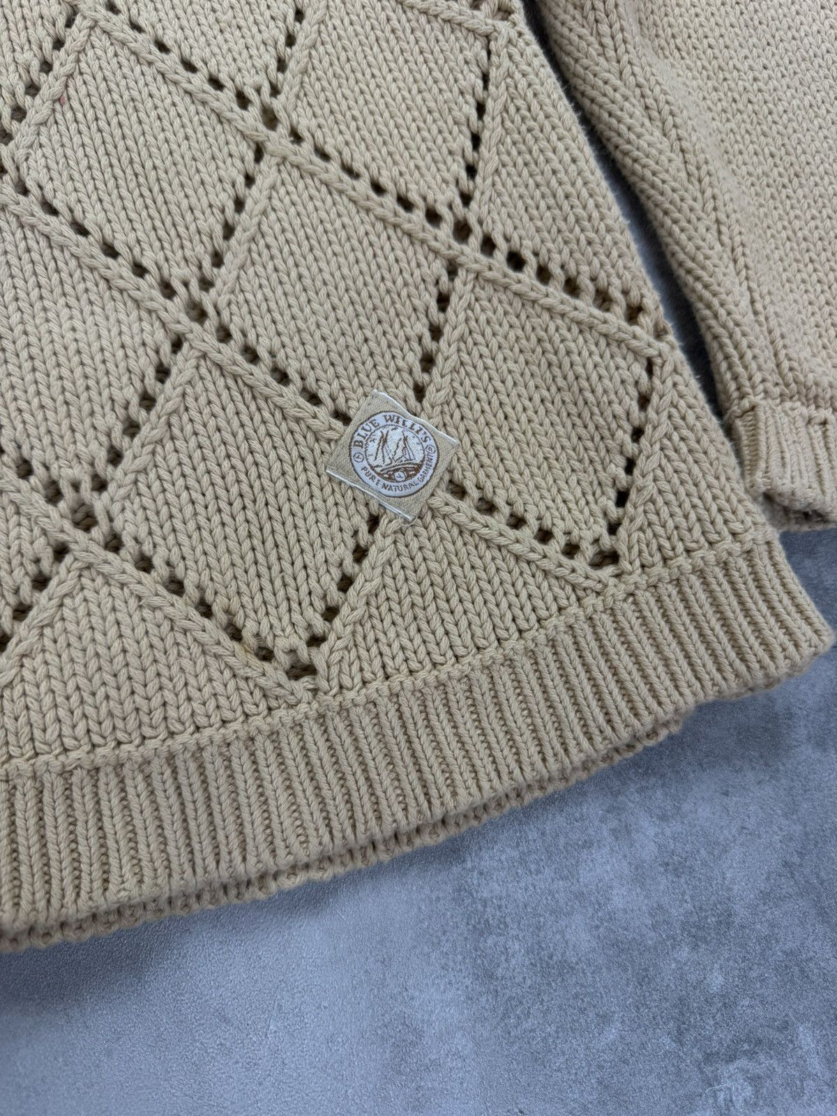 Designer BLUE WILLI’S Cardigan Blue Willis Laces size L-XL Size XL / US 12-14 / IT 48-50 - 8 Thumbnail