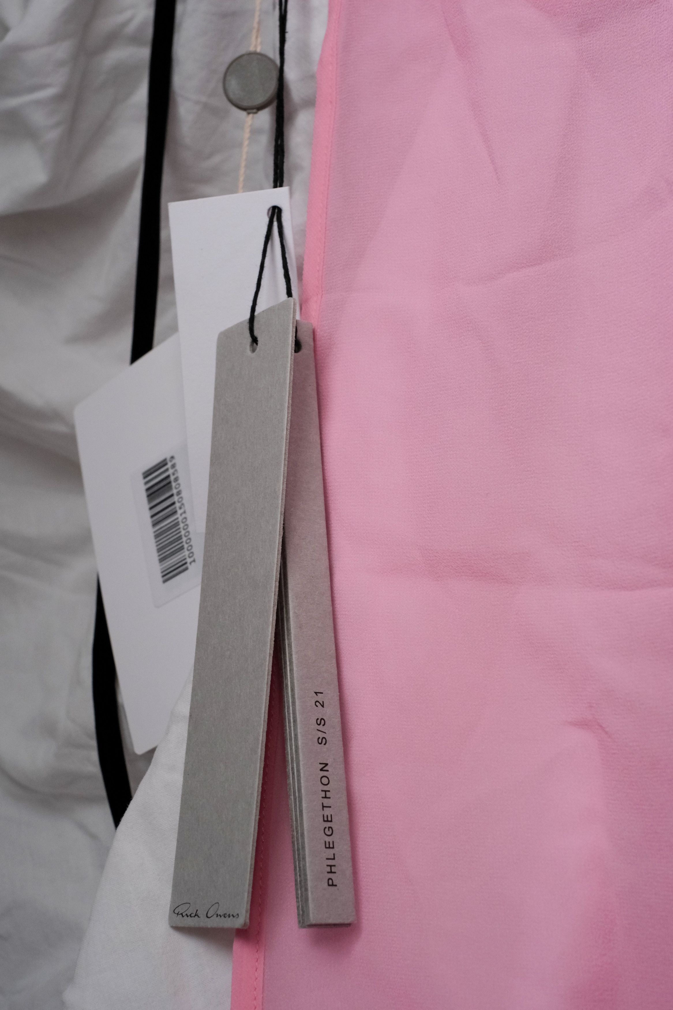 Rick Owens Rick Owens PHLEGETHON SS21 LONG MASK 183 POP PINK Size ONE SIZE - 5 Thumbnail