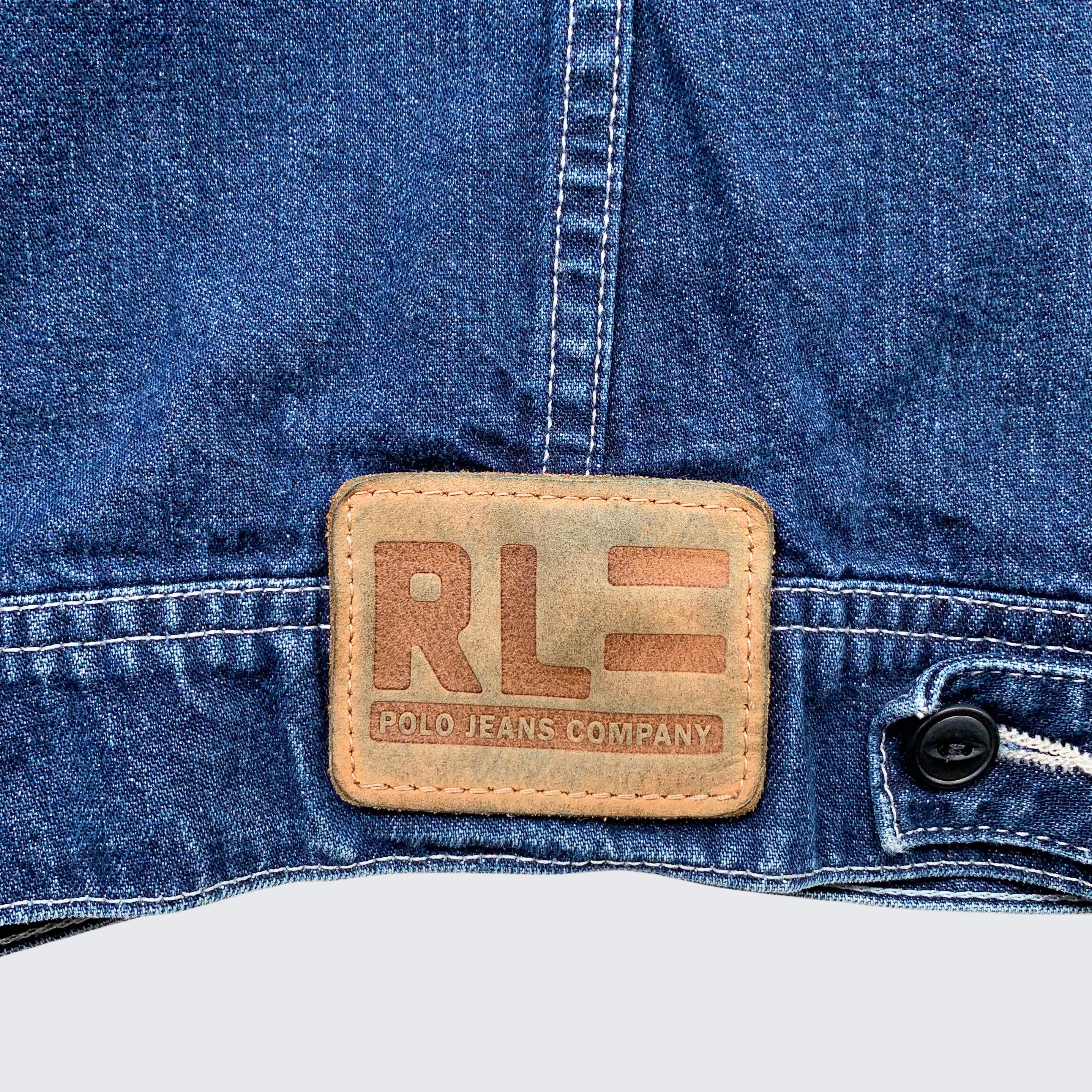 Polo Ralph Lauren Vintage Polo Ralph Lauren Repro Lee Trucker Denim Jacket Size US M / EU 48-50 / 2 - 8 Thumbnail