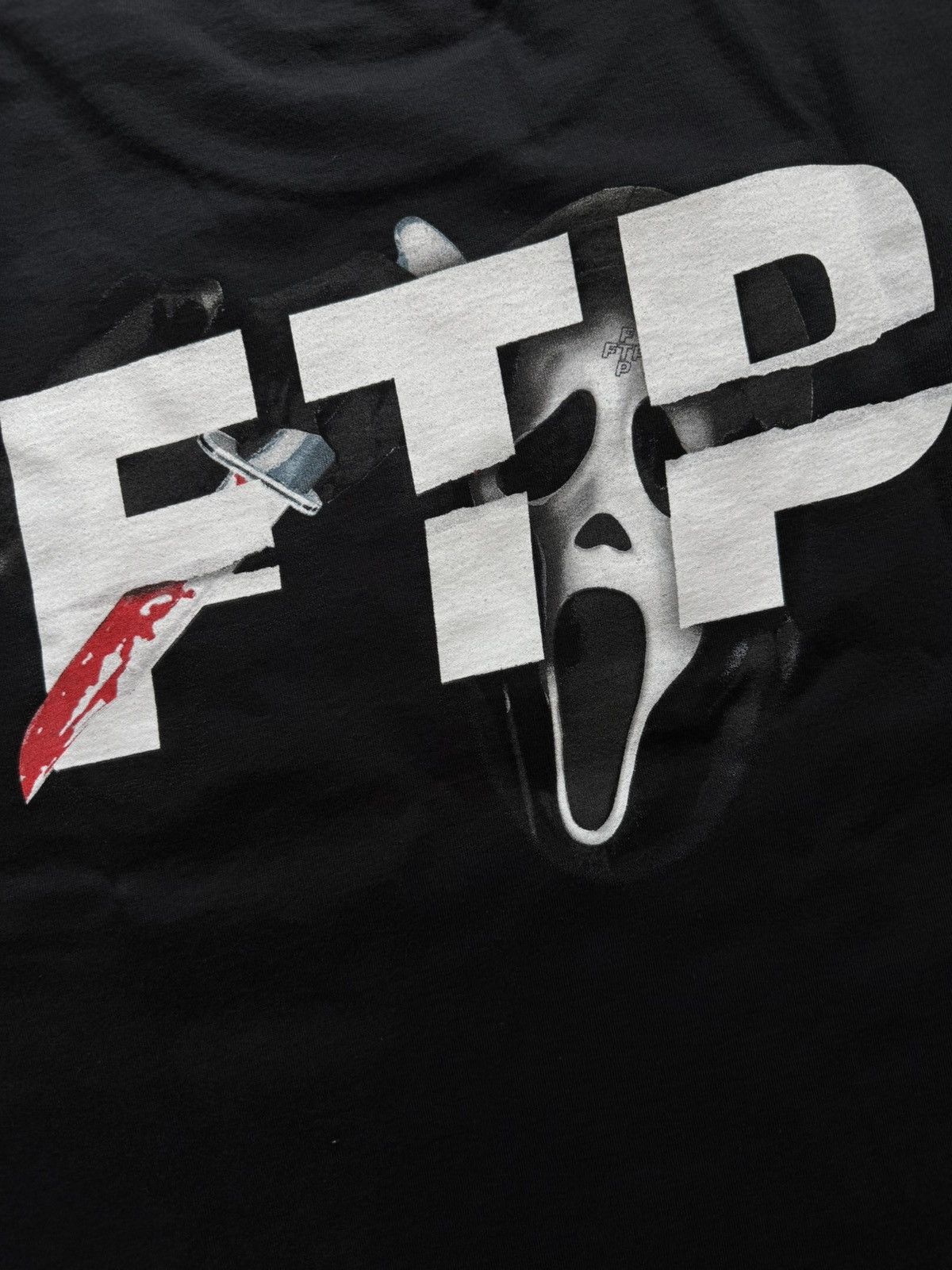 Fuck The Population XXL FTP Ghost Face Logo Tee Black Size US XXL / EU 58 / 5 - 1 Thumbnail