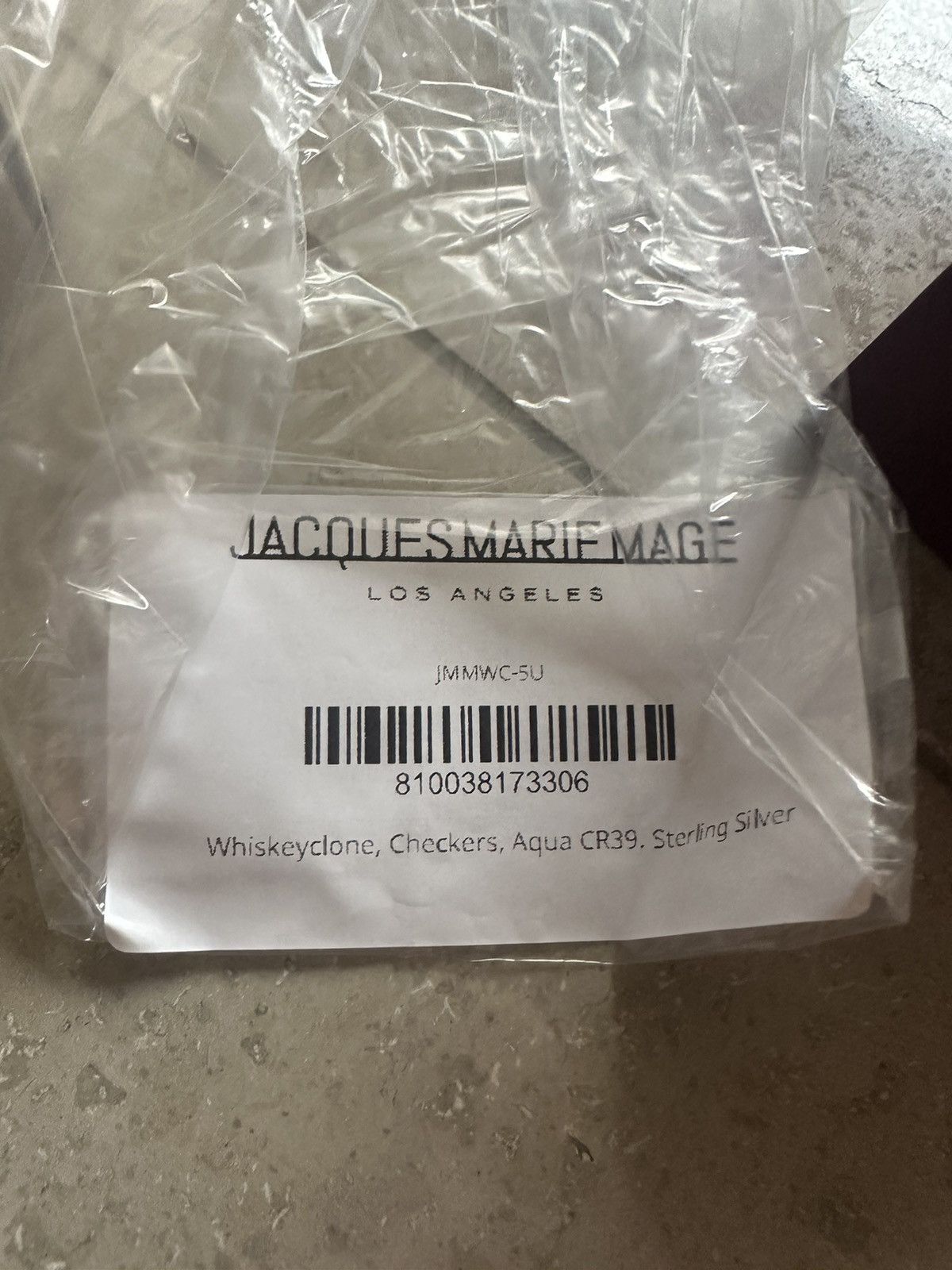 Jacques Marie Mage Holy Grail Jacques Marie Mage checkered whiskeyclone Size ONE SIZE - 6 Thumbnail