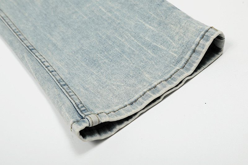 Jean High-Street Vibe Slim-Fit Blue Flared Jeans Size US 32 / EU 48 - 6 Thumbnail
