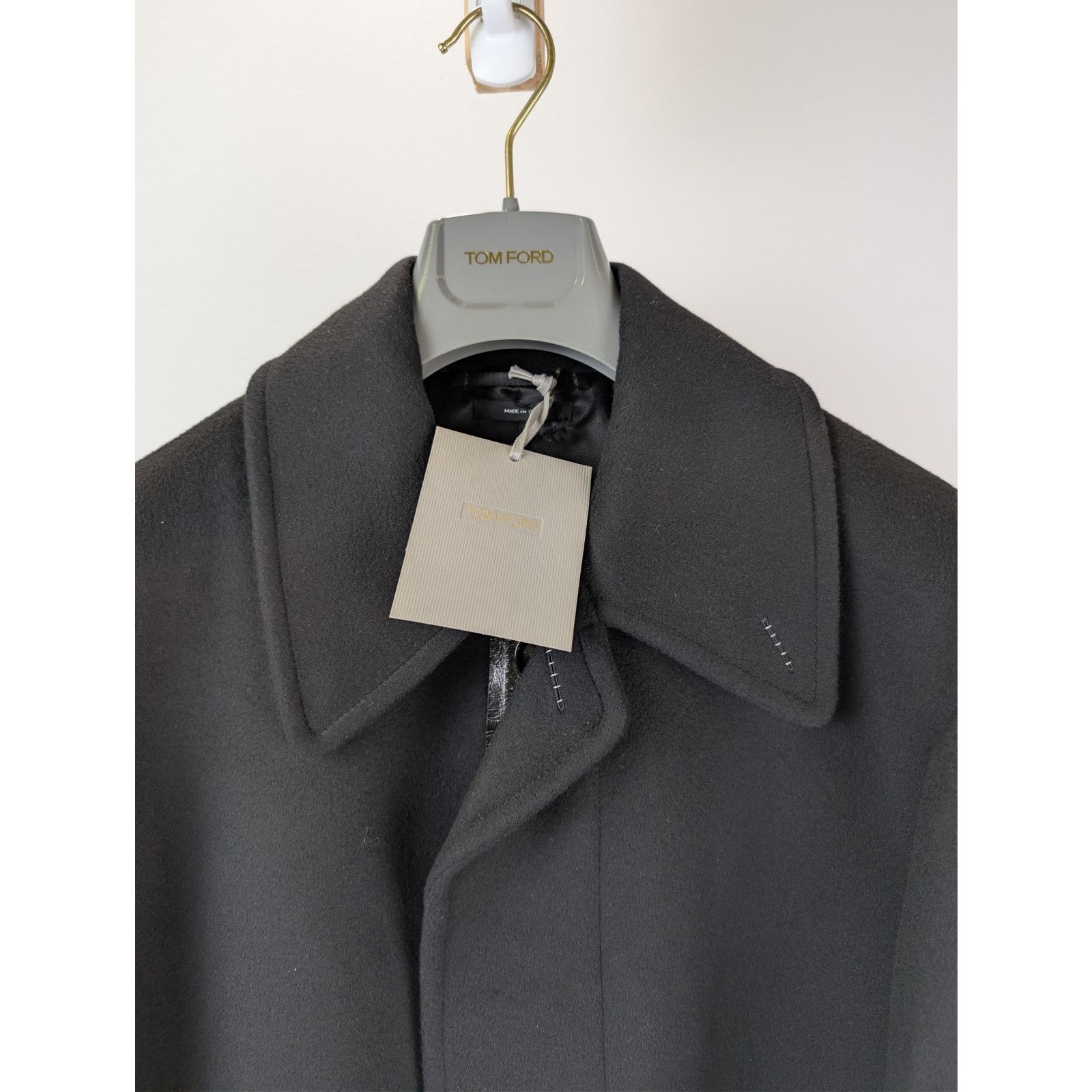 Tom Ford o1rshd1 Long Heavy Coat in Black Size US M / EU 48-50 / 2 - 5 Thumbnail