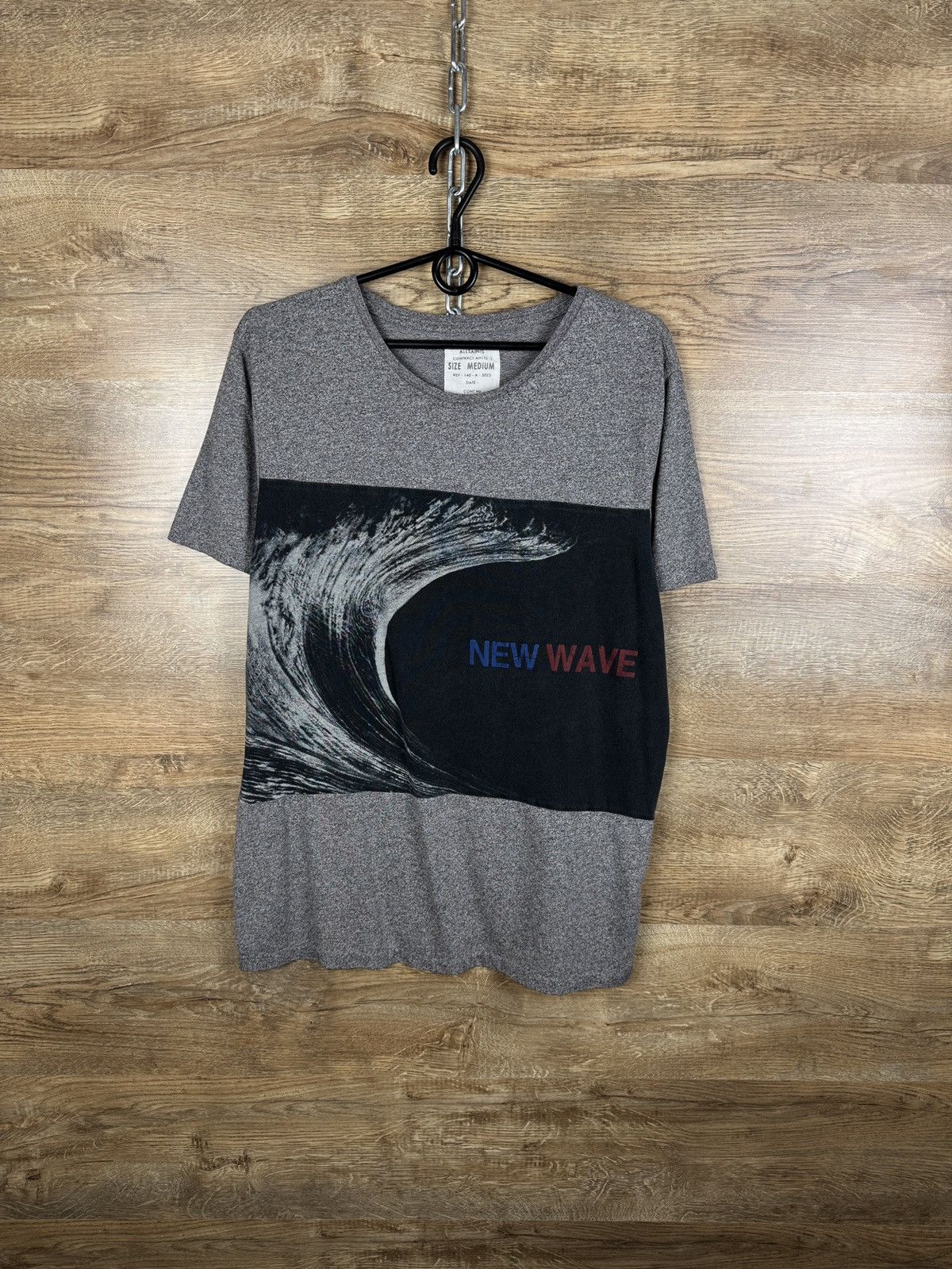 Allsaints Mens Vintage AllSaints T-shirt art big logo tee streetwear Size US M / EU 48-50 / 2 - 1 Thumbnail