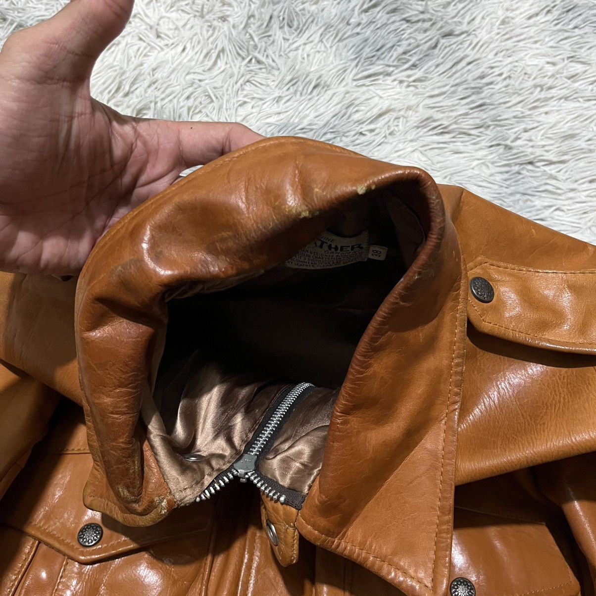 Other A2 Vintage Genuine Leather Jacket Size US M / EU 48-50 / 2 - 12 Thumbnail