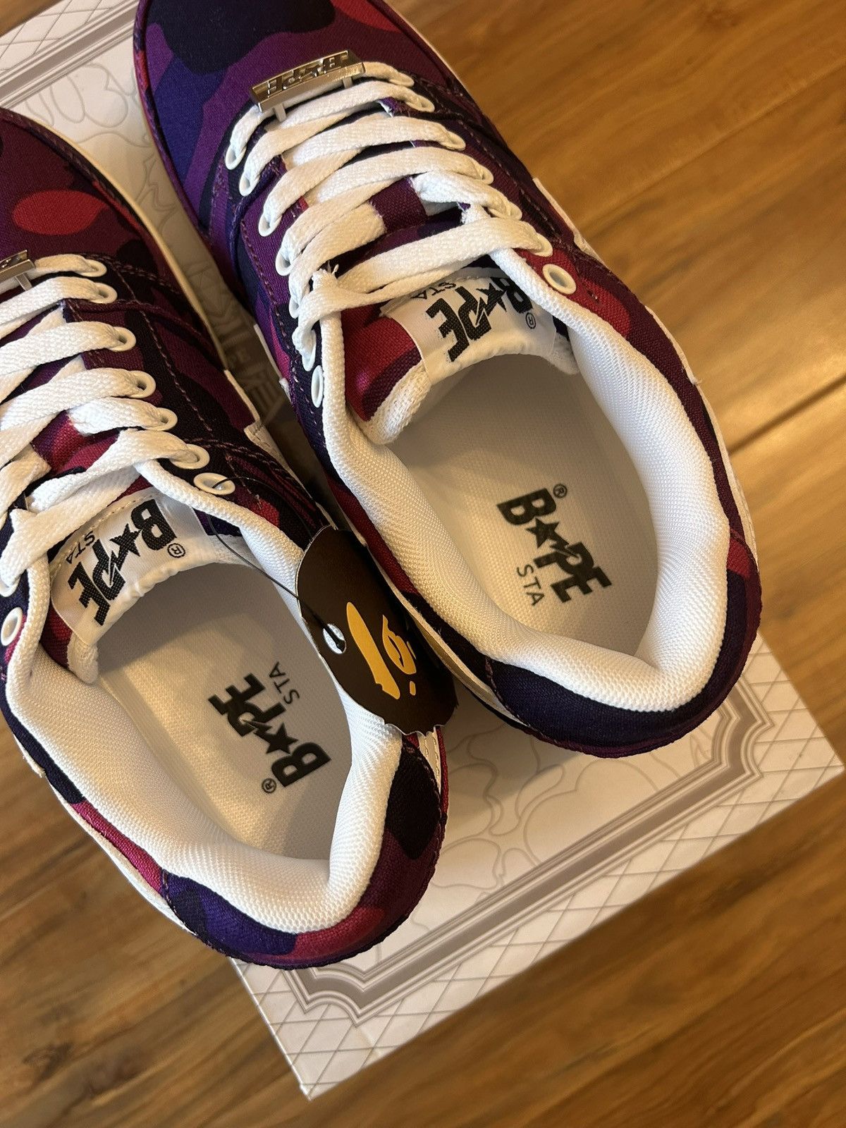 Bape NEW Bape Purple Color Camo Bapestas Size US 8 / EU 41 - 5 Thumbnail