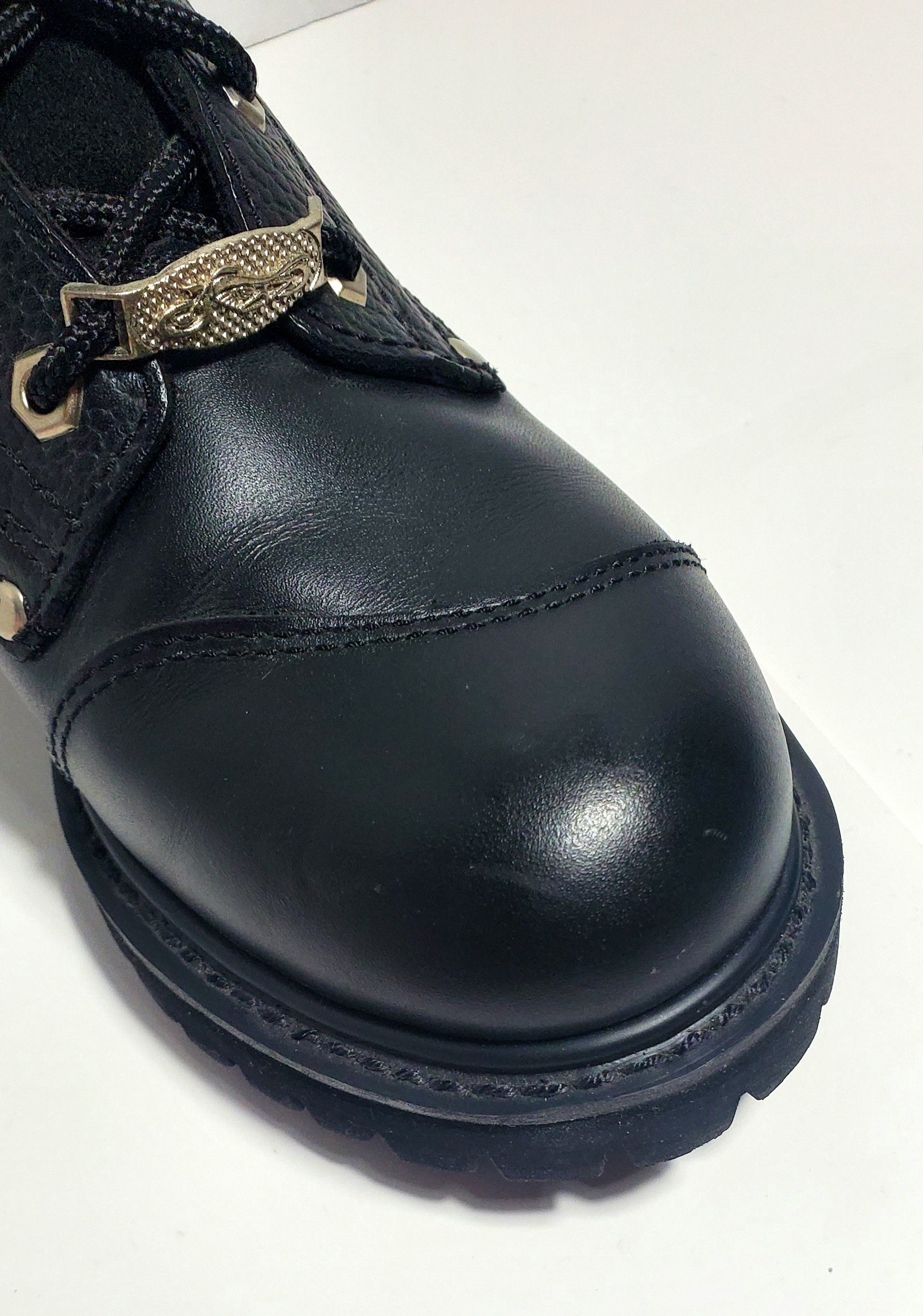 Other River Road Chunky Motorcycle Boots W Sz10 Double Zip Biker Size US 10 / IT 40 - 5 Thumbnail