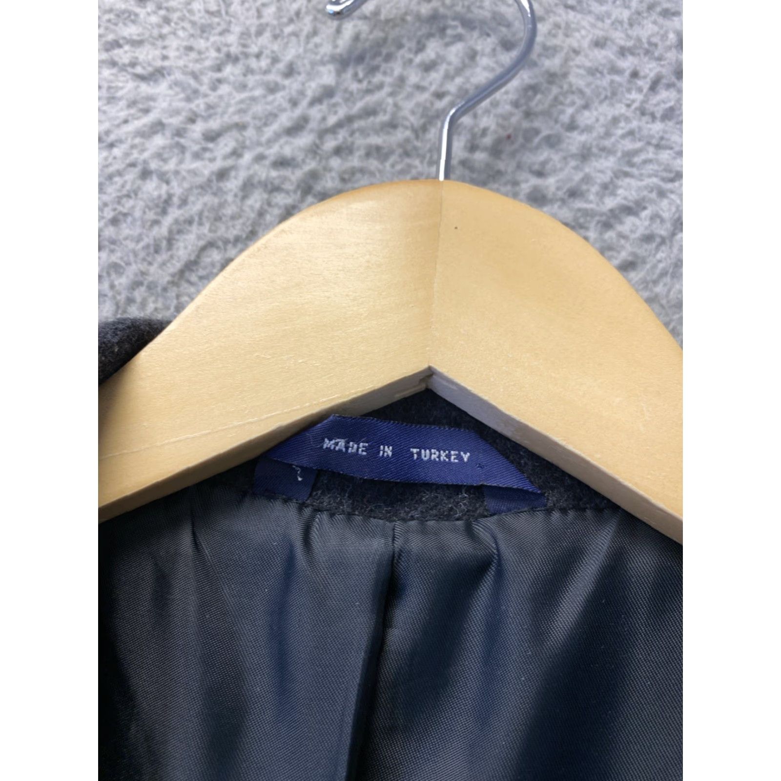 Gap GAP Peacoat Blazer Wool Blend Jacket Men’s Small Gray Coat Wool Blend Peacoat Blazer Size 36R - 3 Thumbnail