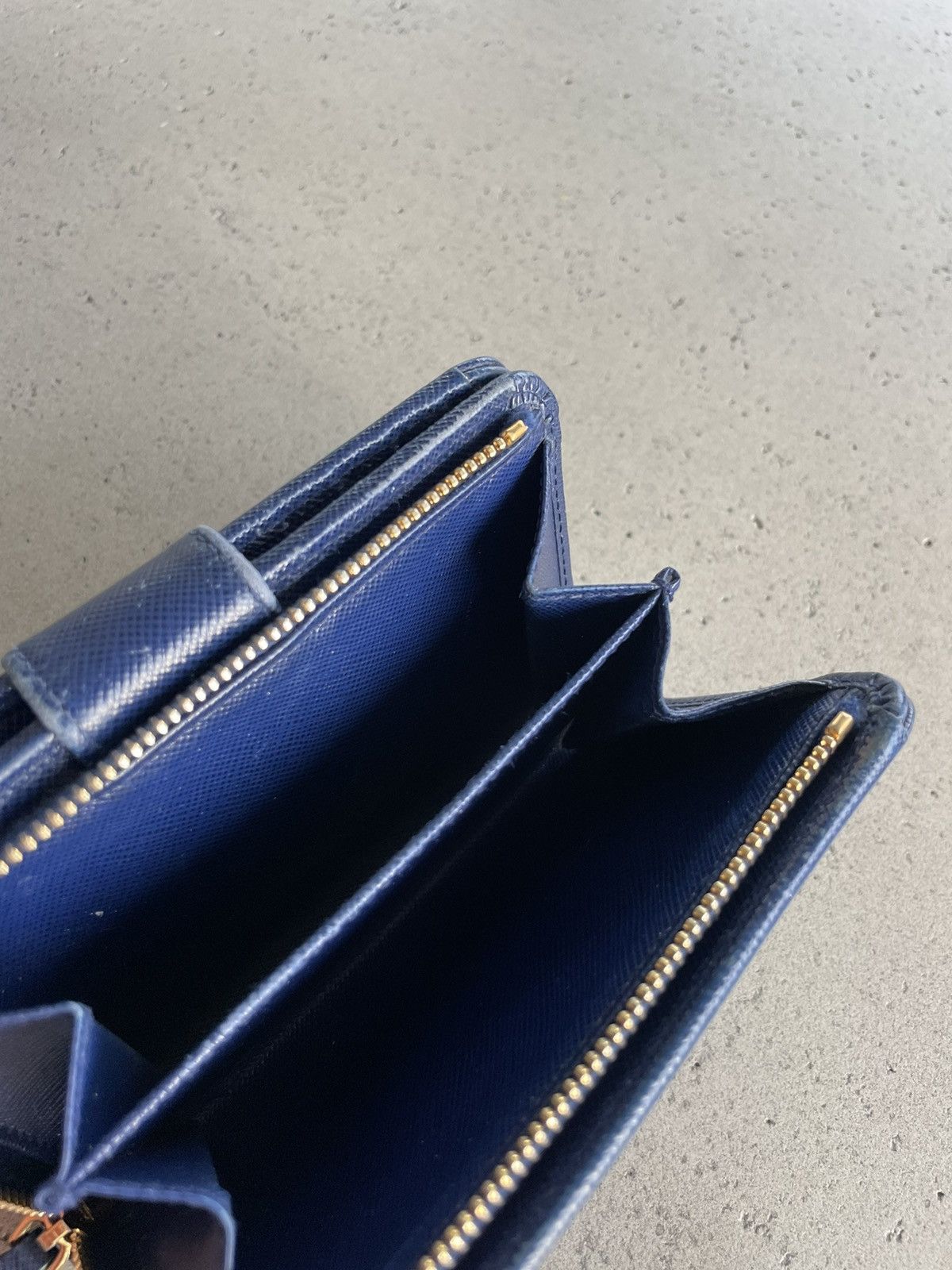 Prada Prada Saffiano Leather Bifold Wallet Size ONE SIZE - 6 Thumbnail